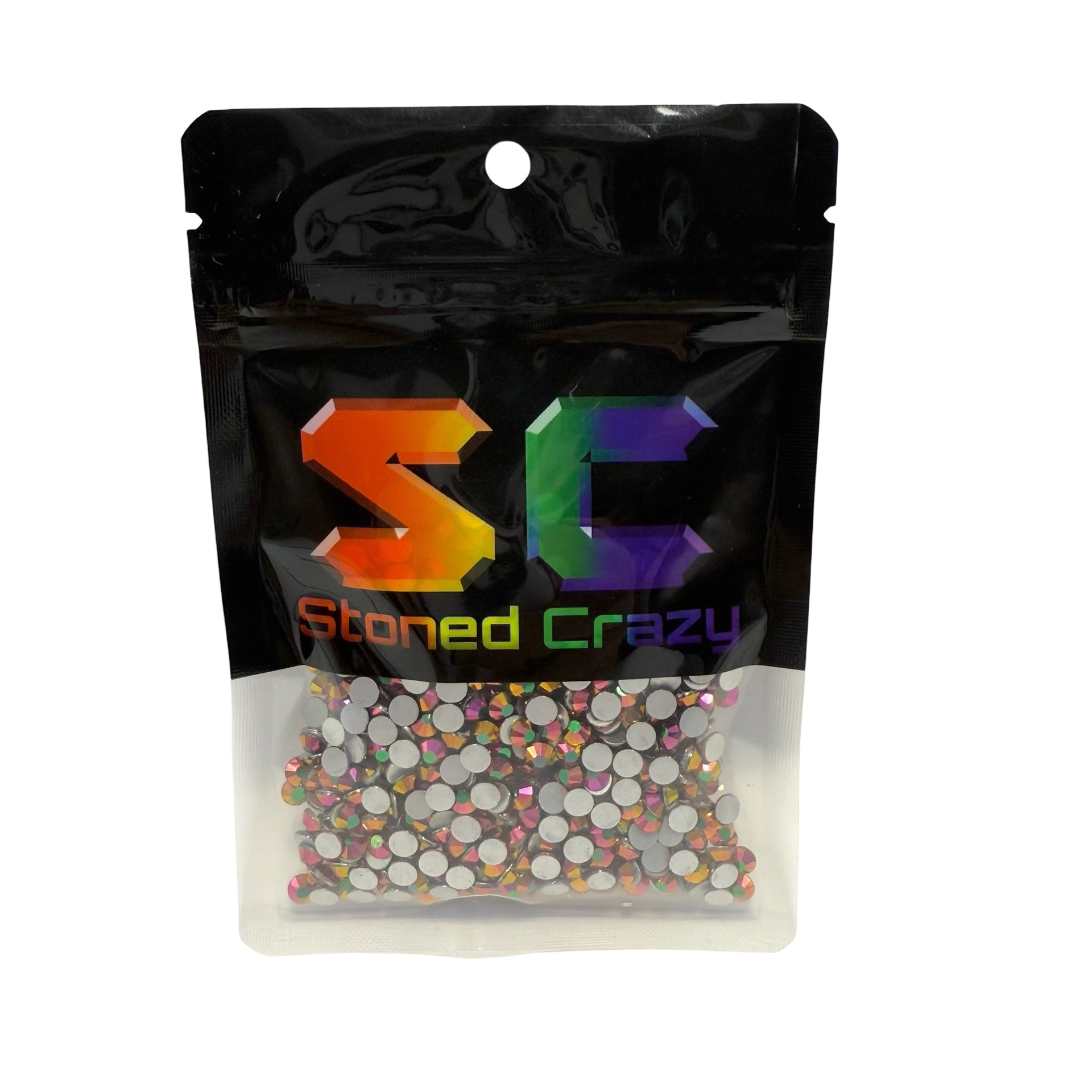 Rose Gold AB Non-Hotfix Glass Rhinestones