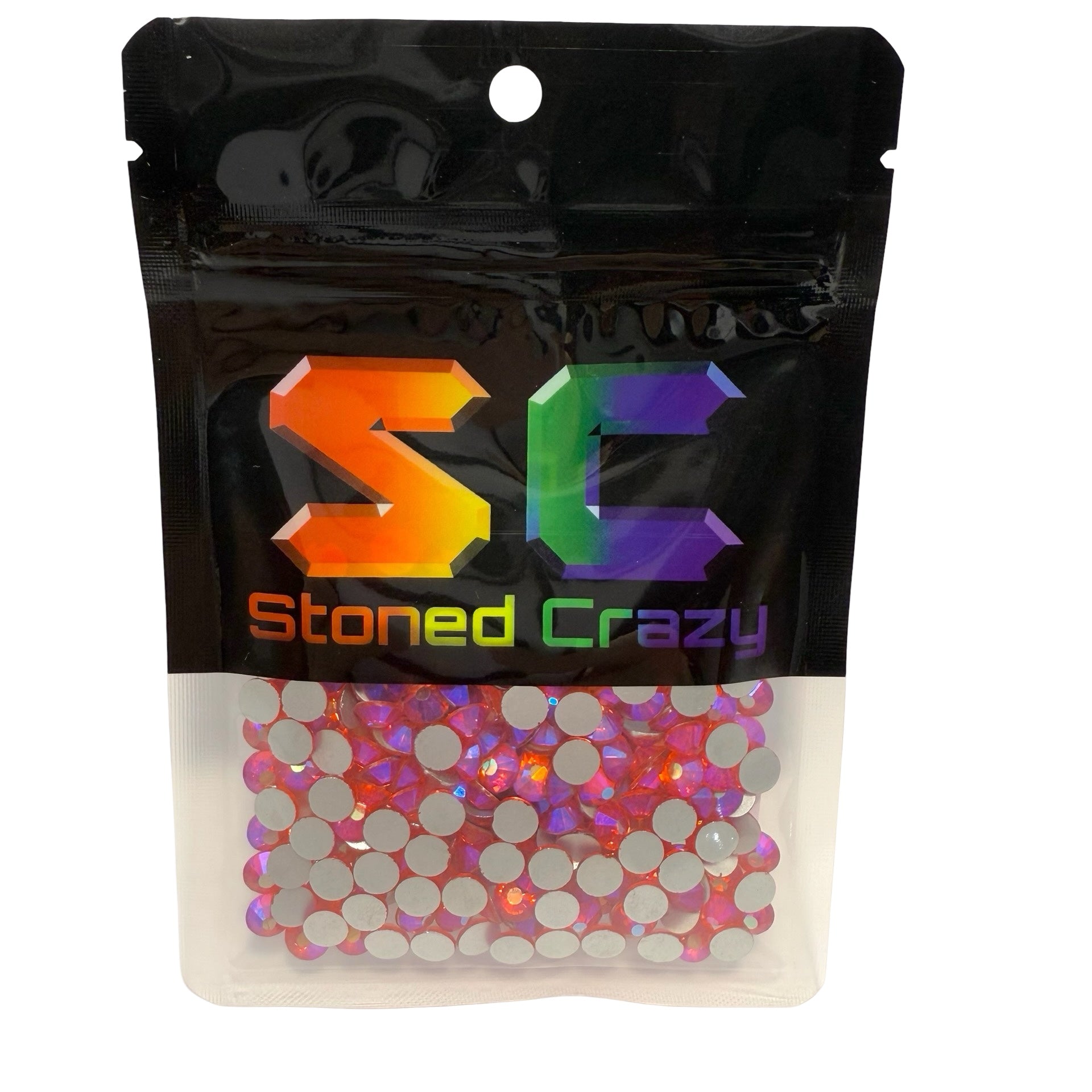 Orange AB Non-Hotfix Glass Rhinestones