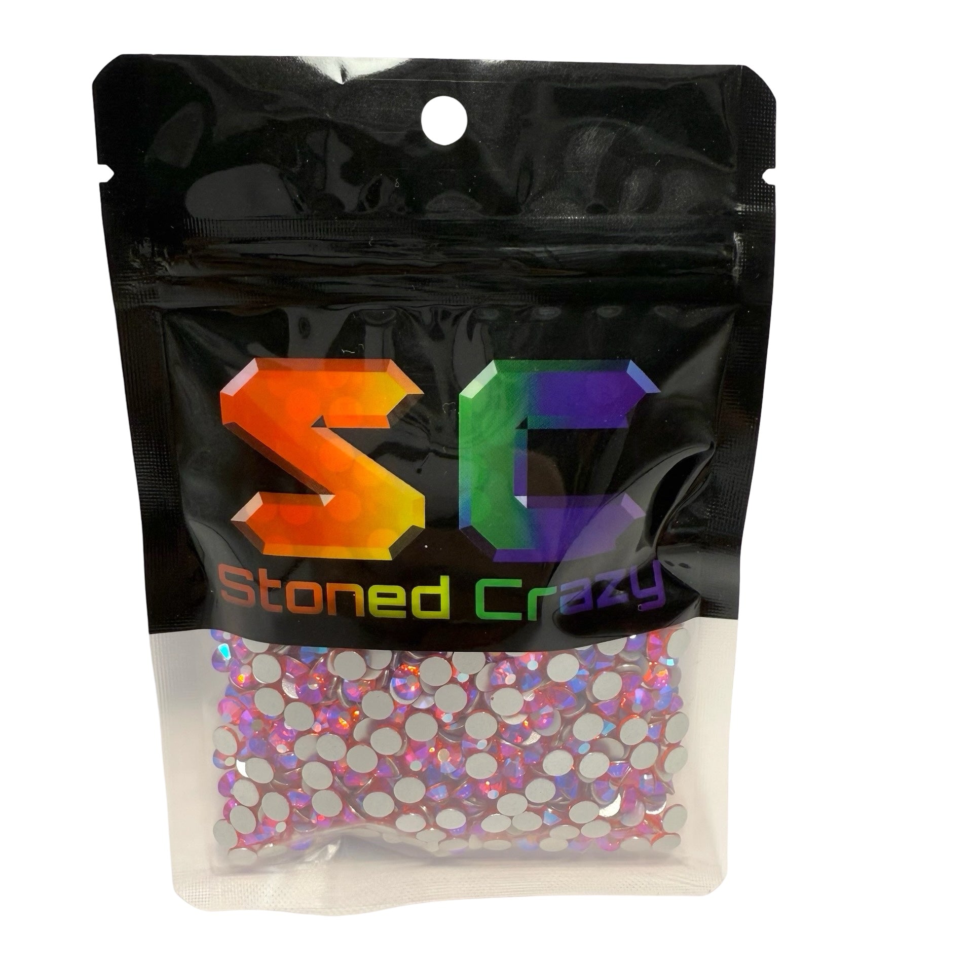 Orange AB Non-Hotfix Glass Rhinestones