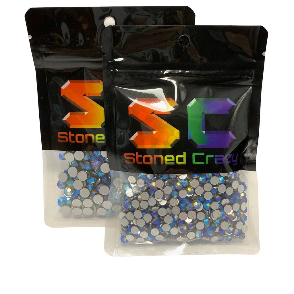 Olive AB Non-Hotfix Glass Rhinestones