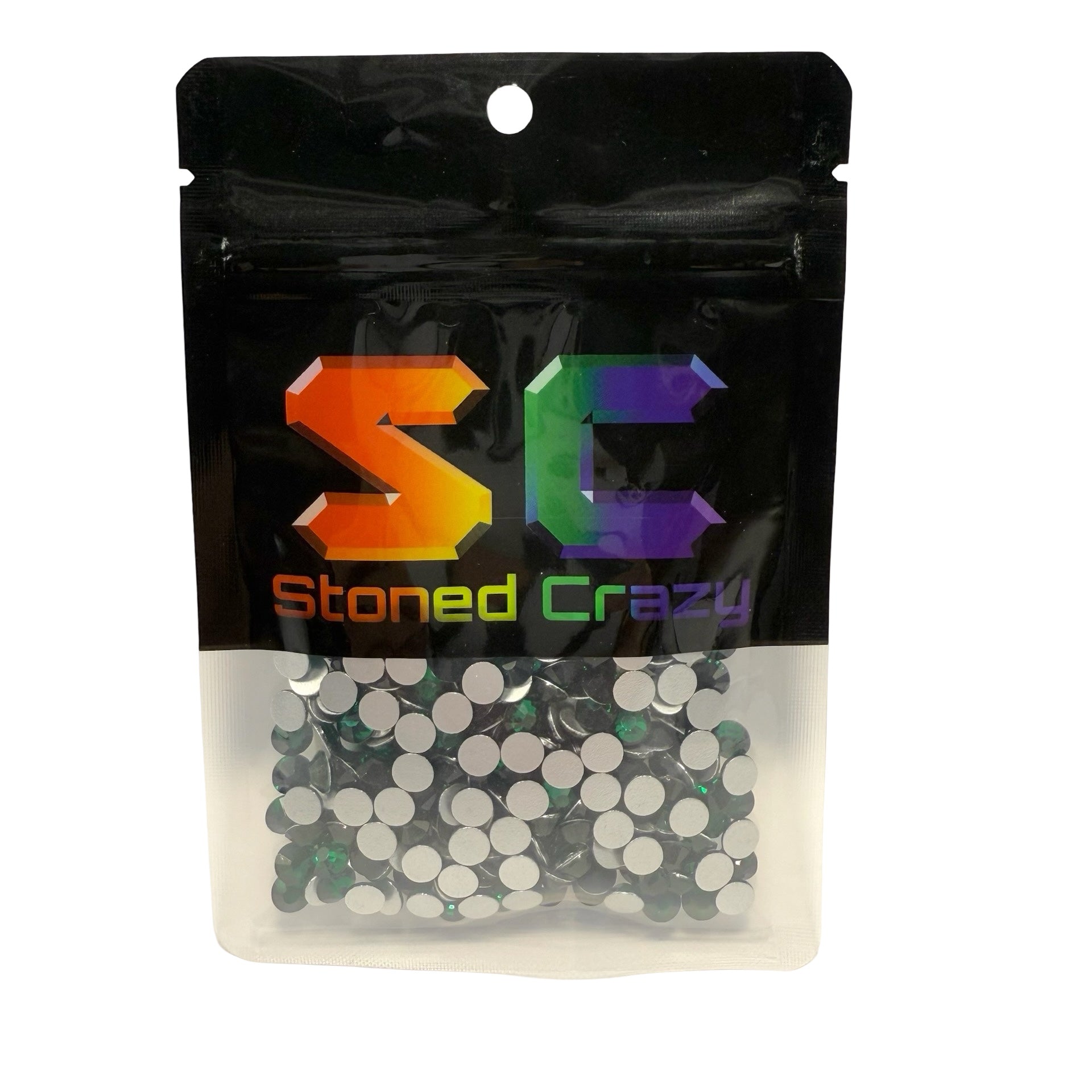 Emerald Non-Hotfix Glass Rhinestones