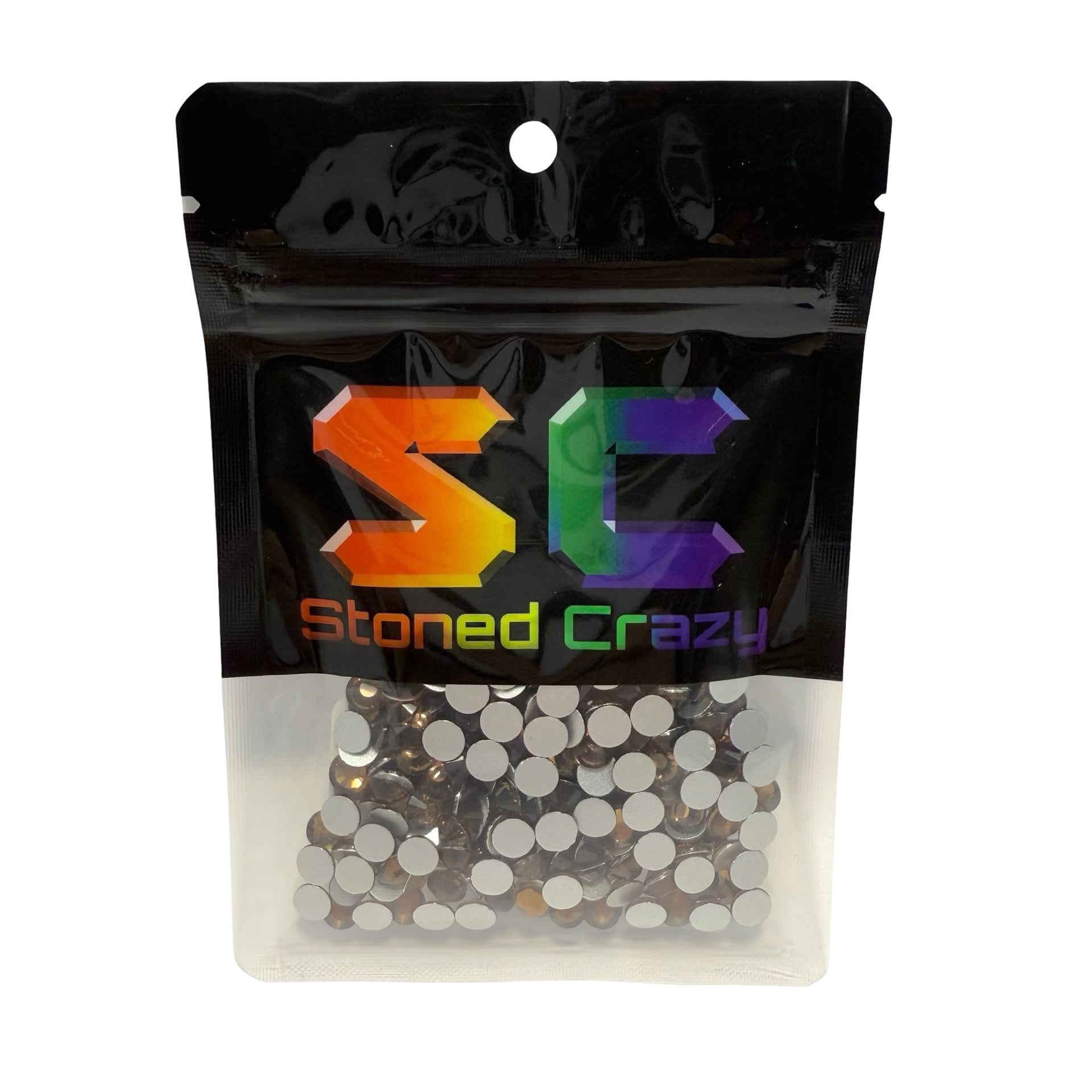 Smoked Topaz Non-Hotfix Glass Rhinestones