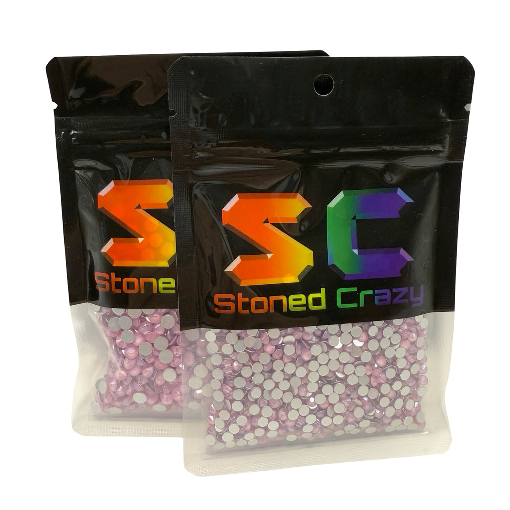 Light Pink Mocha Series Non-Hotfix Rhinestone