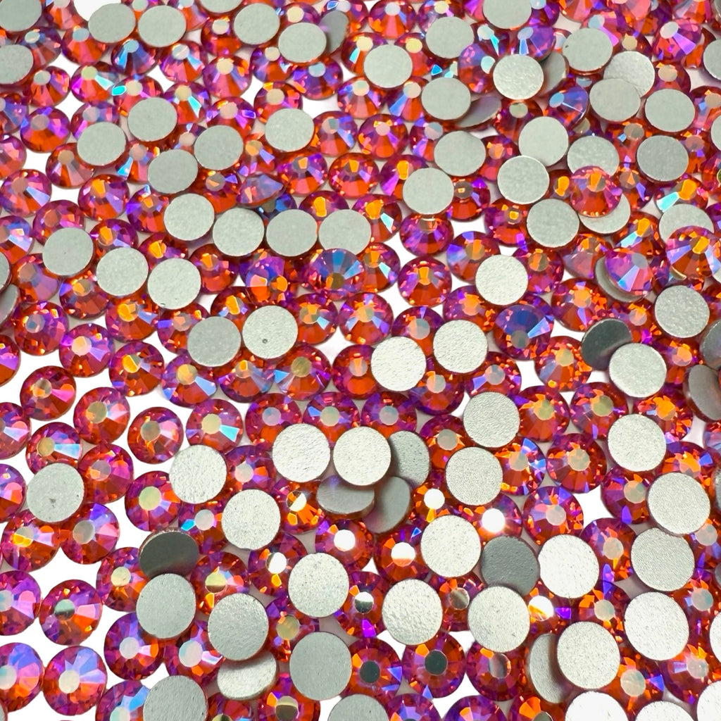 Orange AB Non-Hotfix Glass Rhinestones