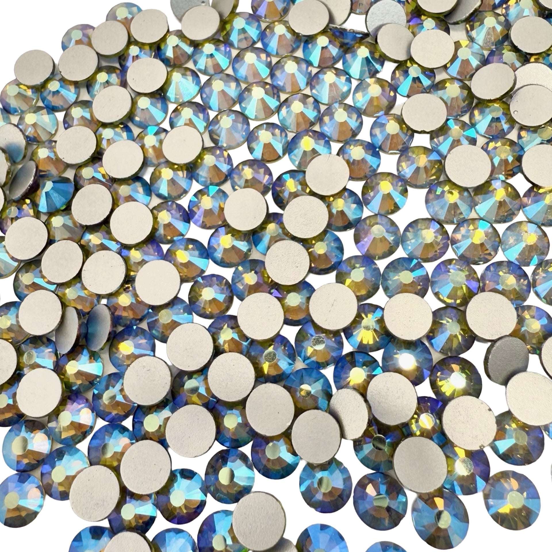 Olive AB Non-Hotfix Glass Rhinestones