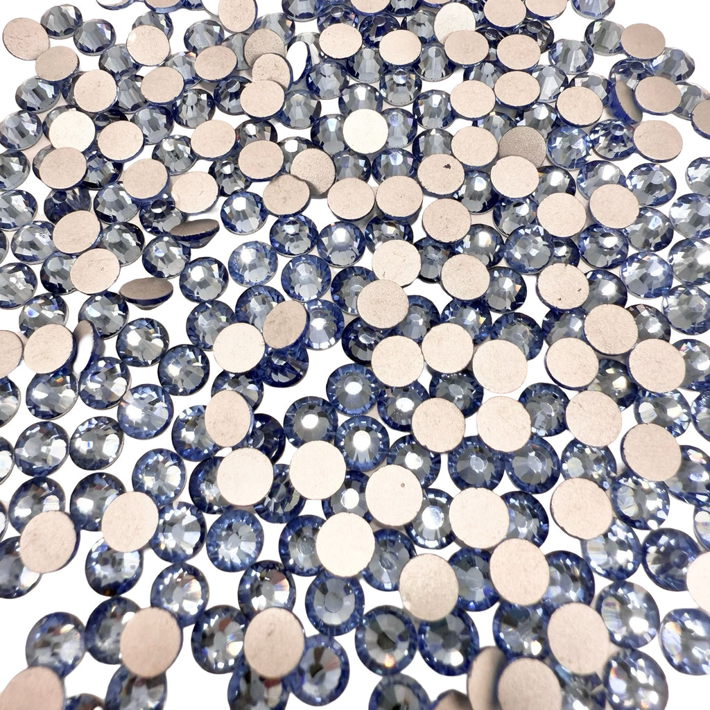 Light Sapphire Non-Hotfix Glass Rhinestones
