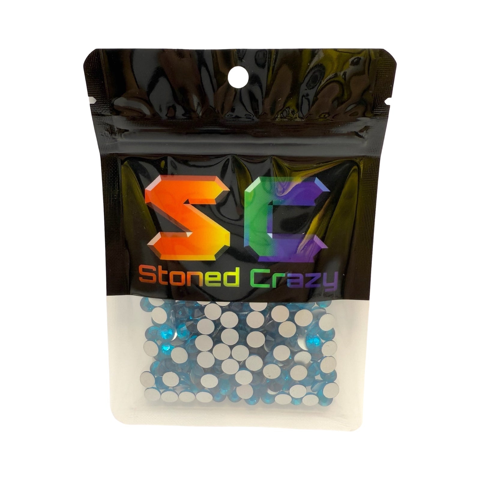 Blue Zircon Non-Hotfix Glass Rhinestones