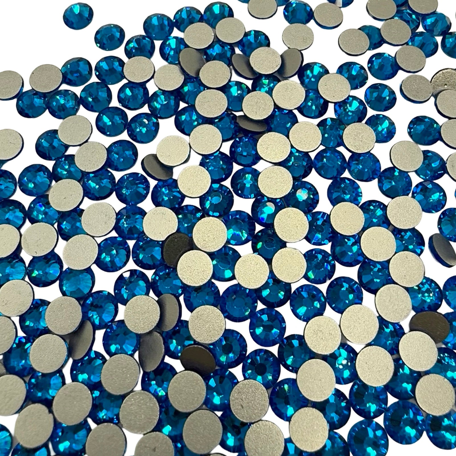 Capri Blue Non-Hotfix Glass Rhinestones