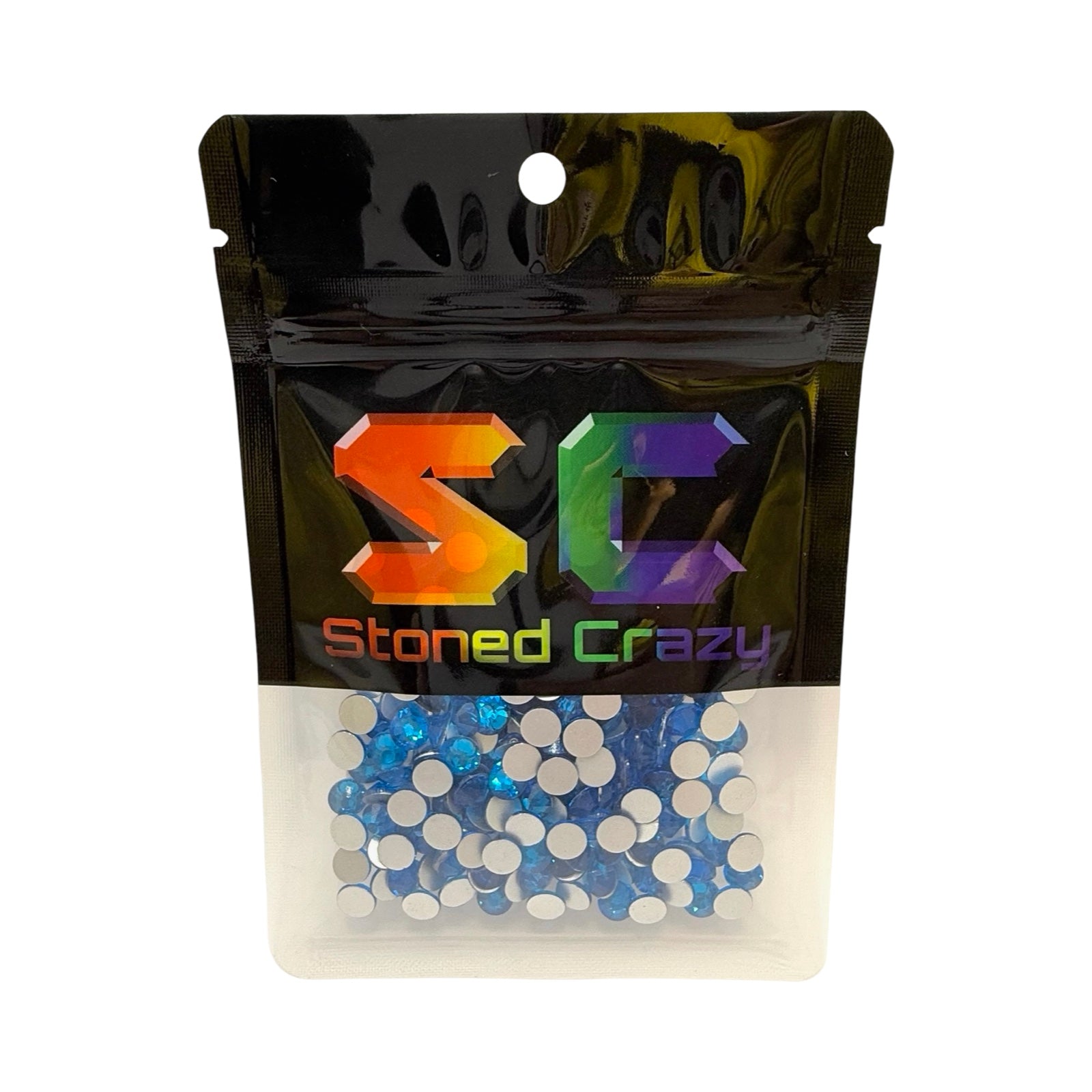 Capri Blue Non-Hotfix Glass Rhinestones