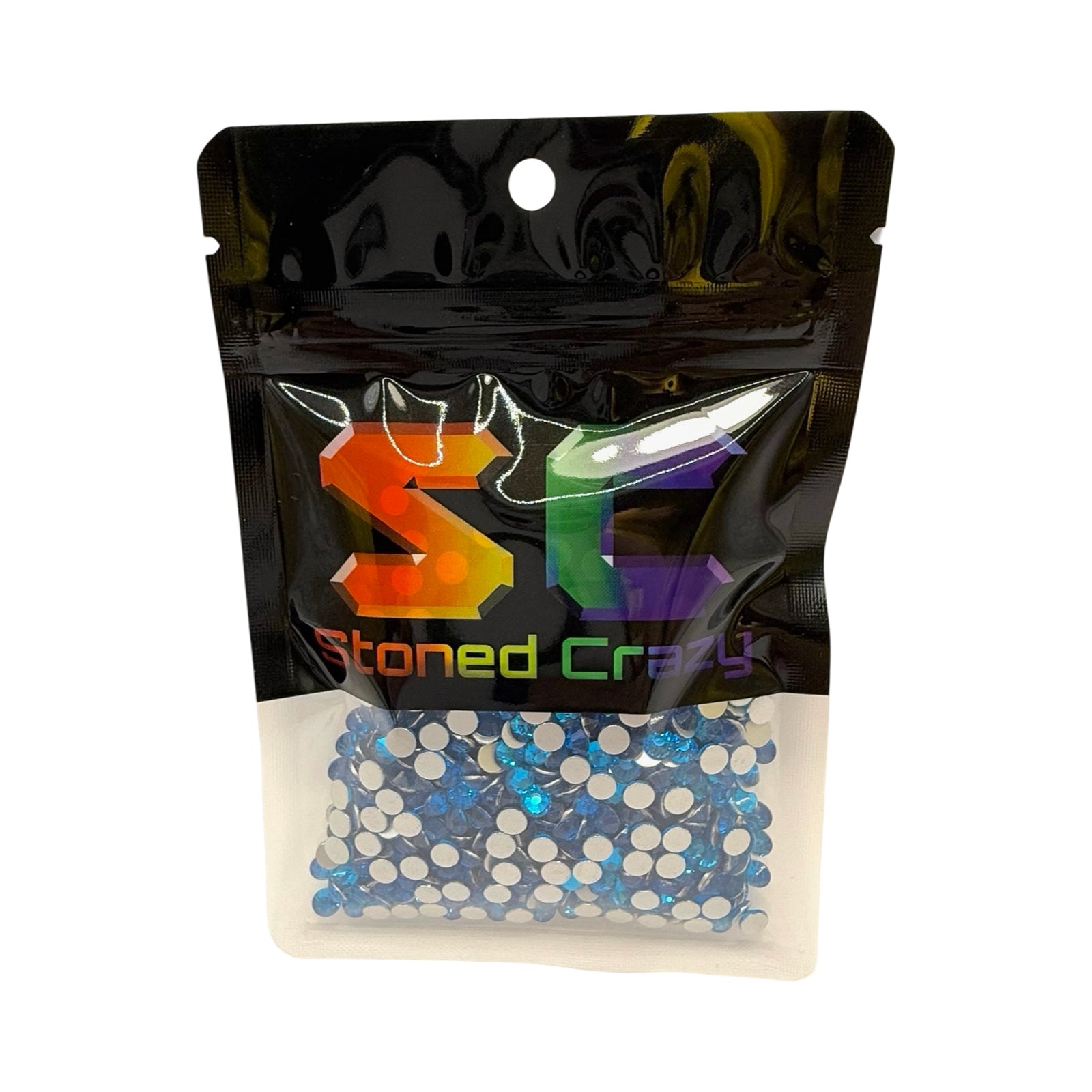 Capri Blue Non-Hotfix Glass Rhinestones