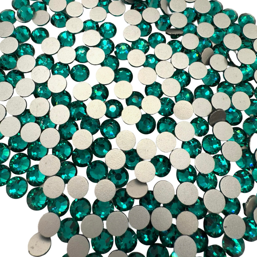 Green Zircon Non-Hotfix Glass Rhinestones