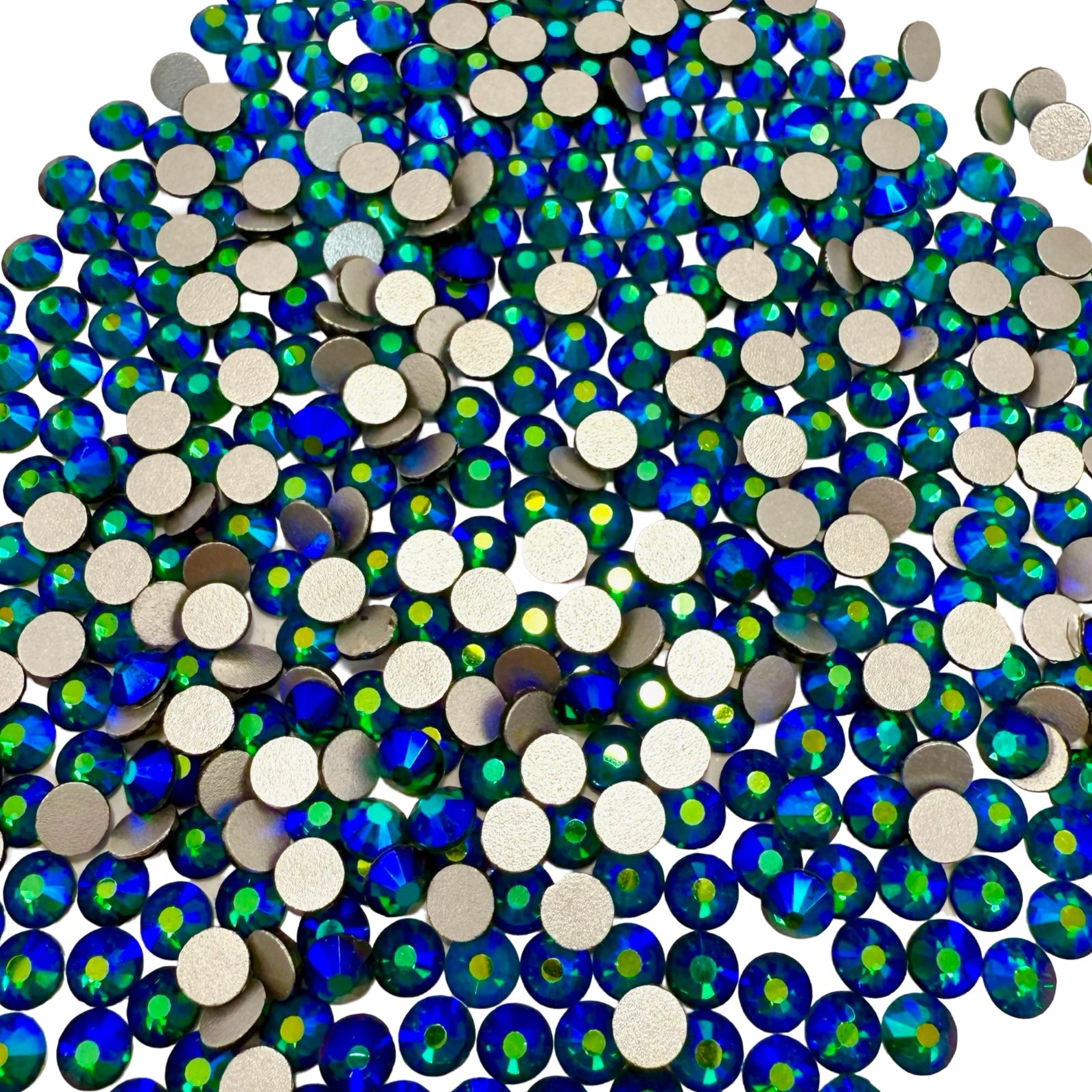 Emerald AB Non-Hotfix Glass Rhinestones