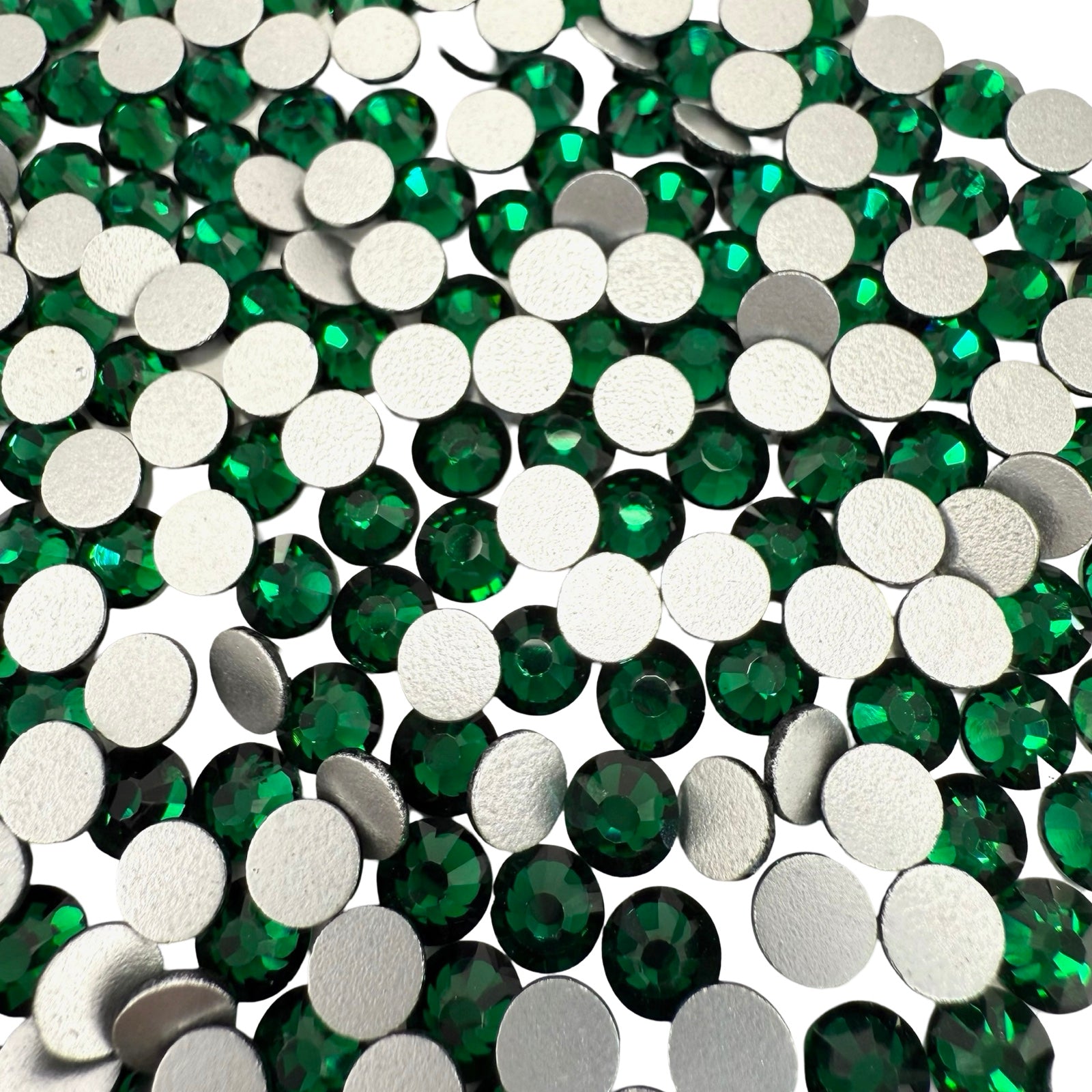 Emerald Non-Hotfix Glass Rhinestones