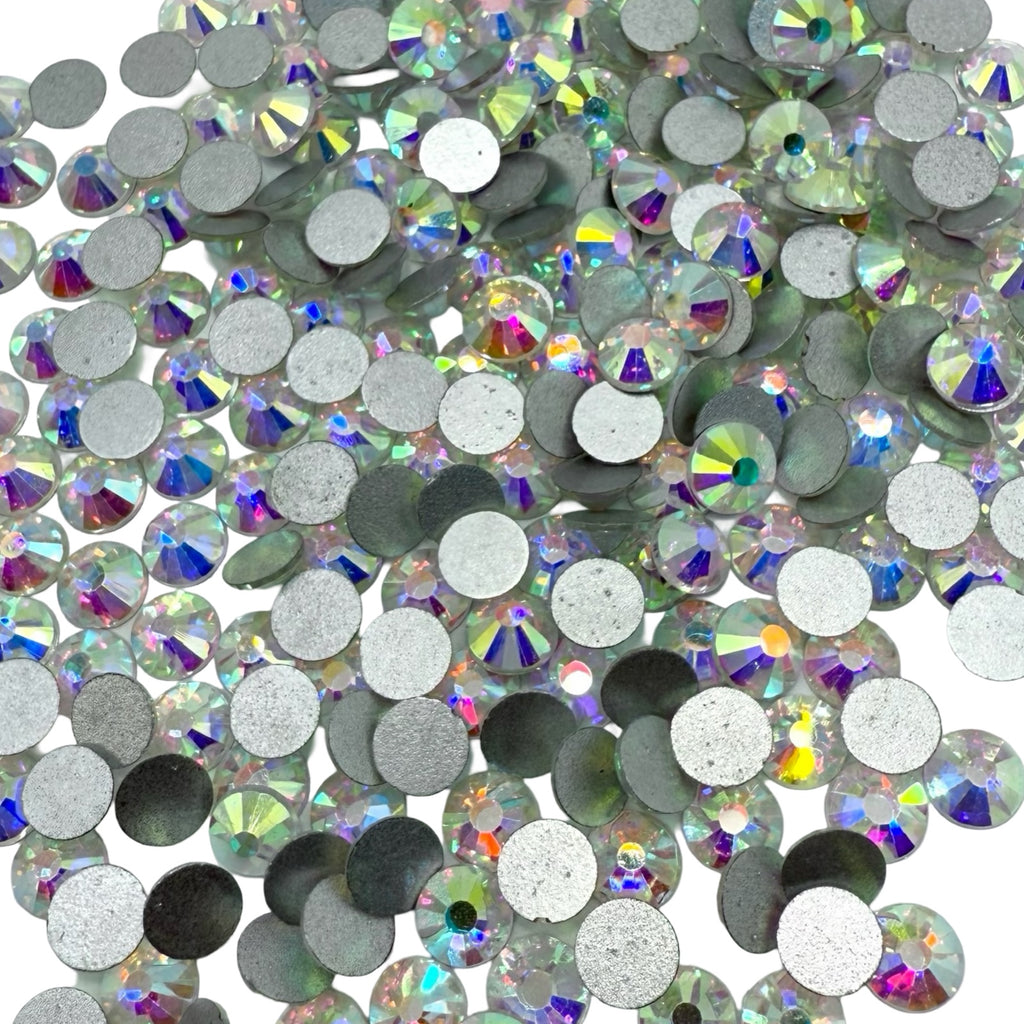 Crystal AB Non-Hotfix Glass Rhinestones