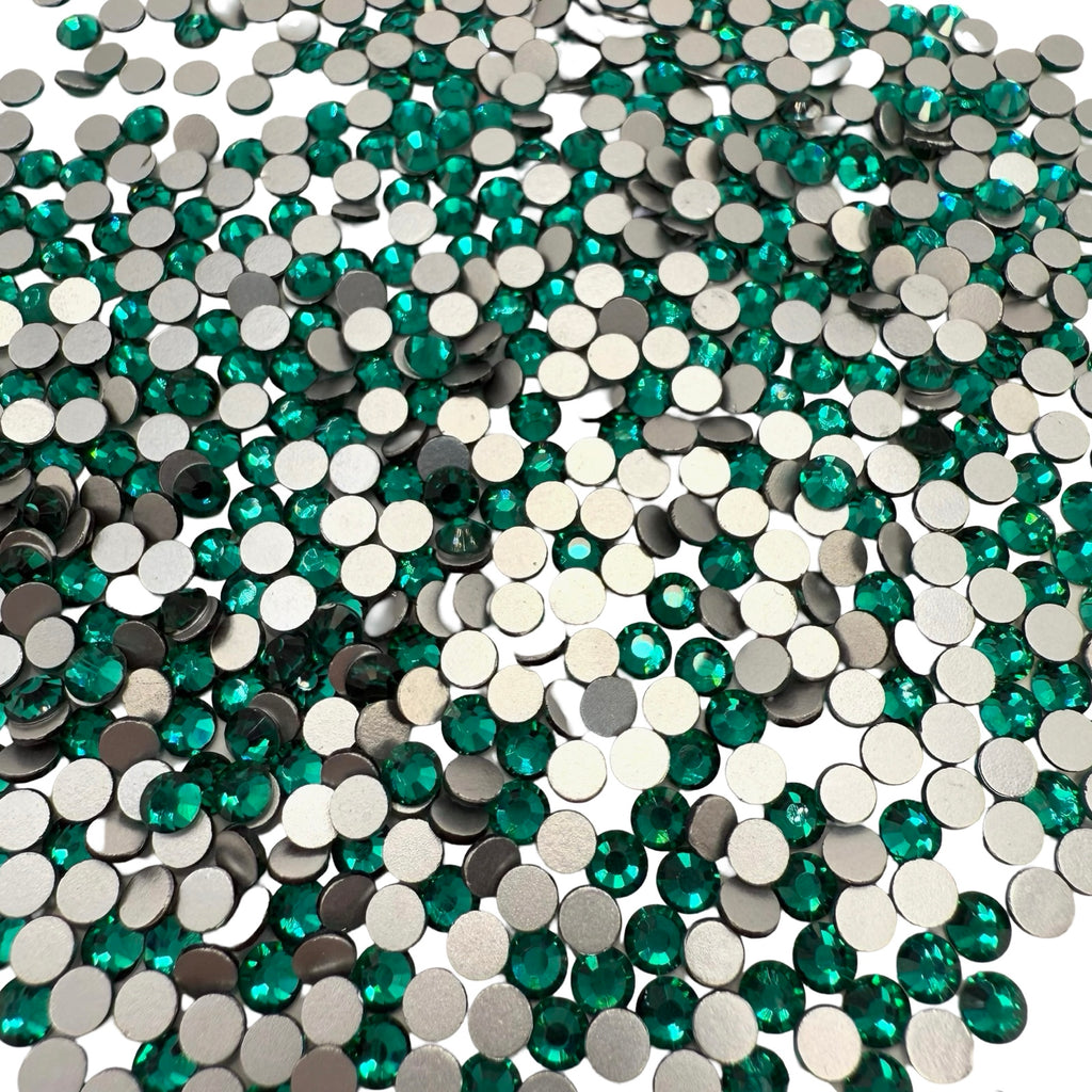 Green Zircon Non-Hotfix Glass Rhinestones