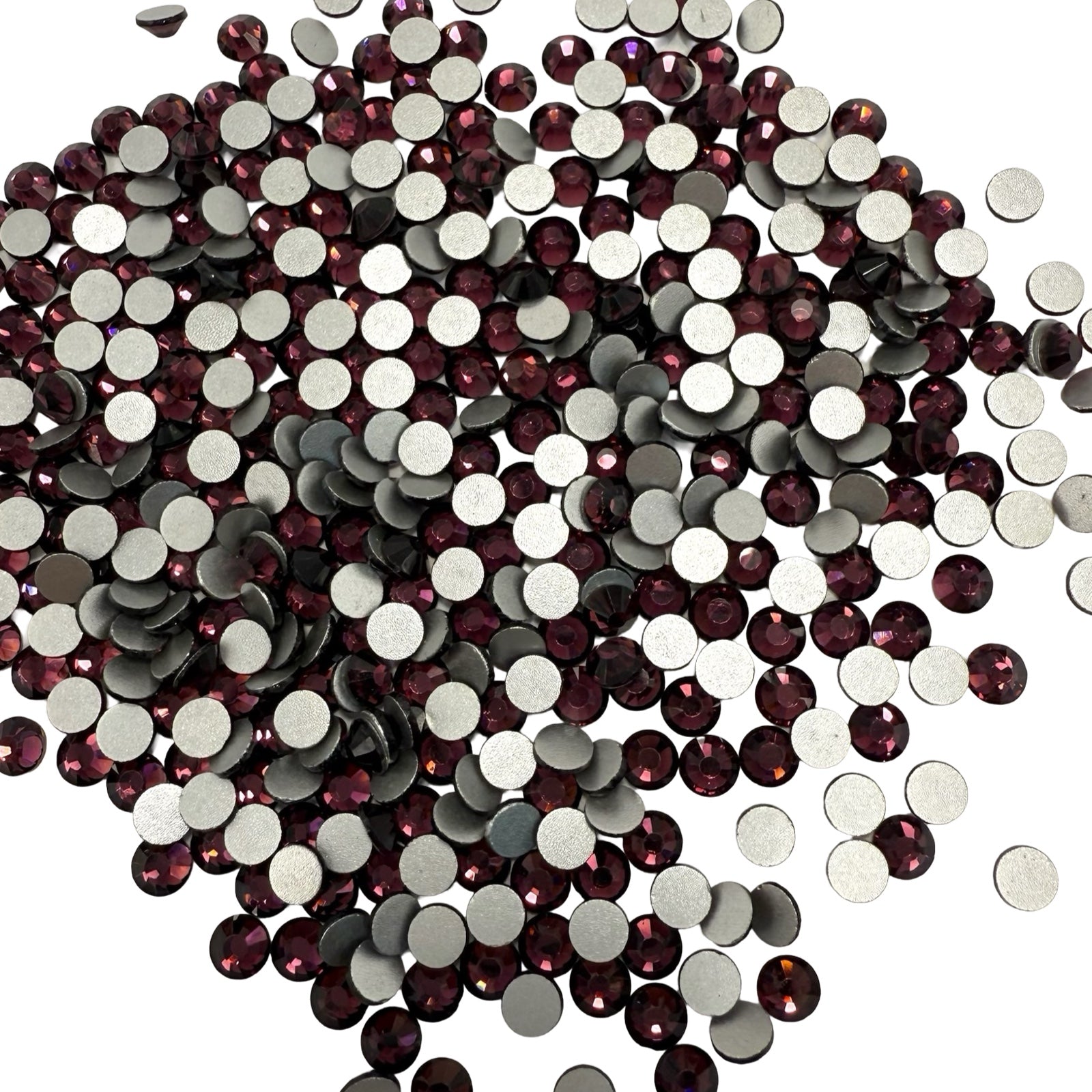 Dark Amethyst Non-Hotfix Glass Rhinestones