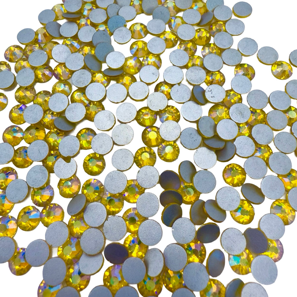 Citrine AB Non-Hotfix Glass Rhinestones