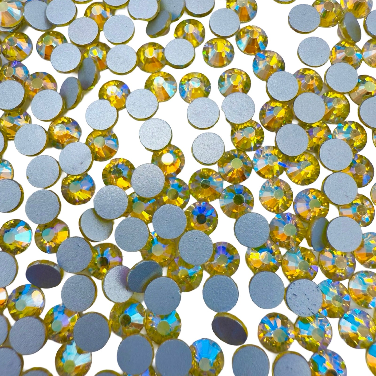 Citrine AB Non-Hotfix Glass Rhinestones