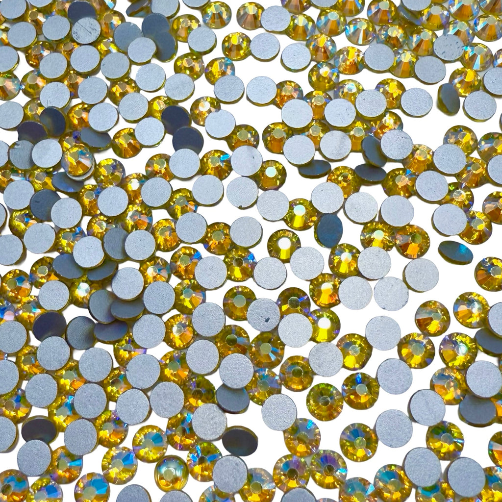 Citrine AB Non-Hotfix Glass Rhinestones