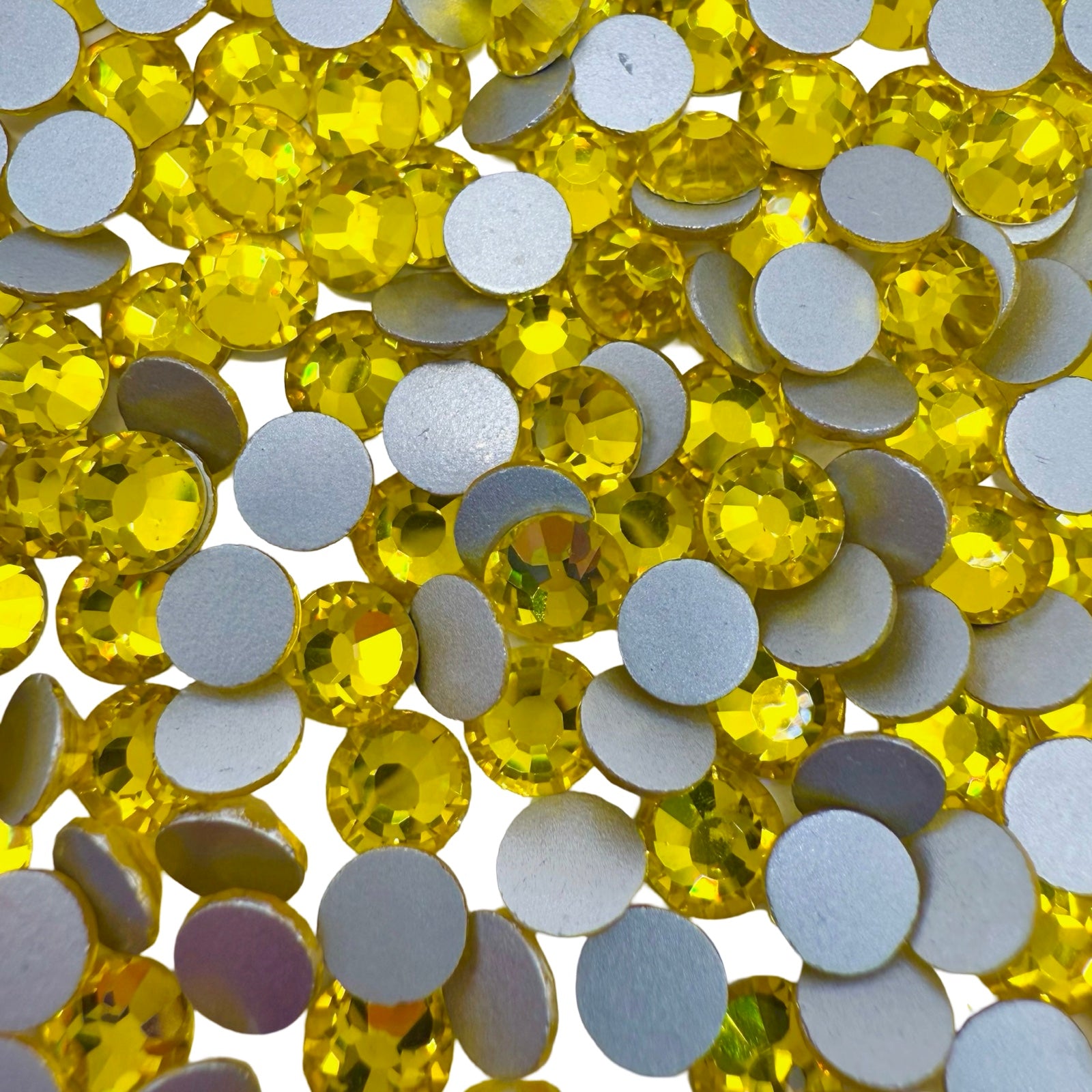 Citrine Non-Hotfix Glass Rhinestones