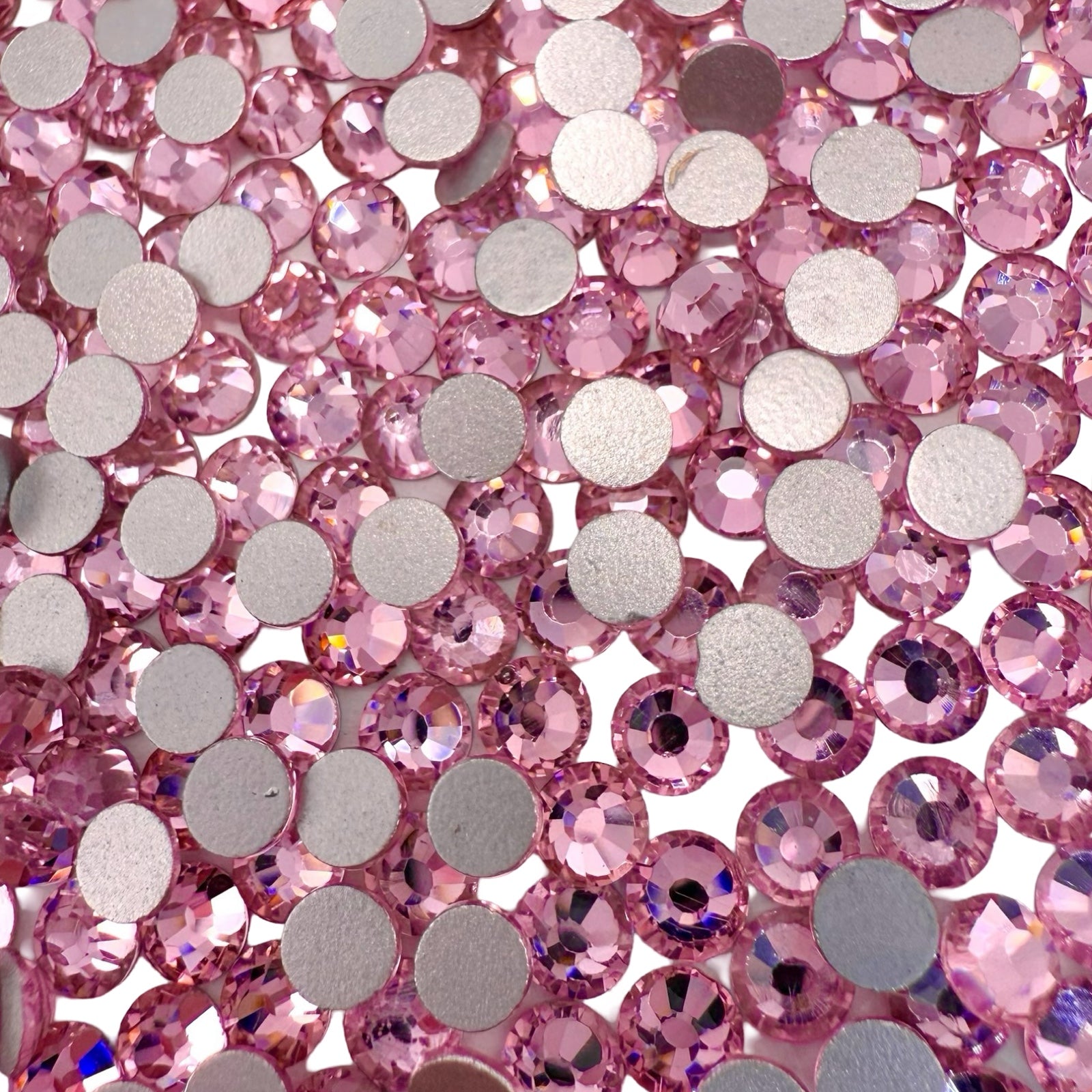 Light Pink Non-Hotfix Glass Rhinestones