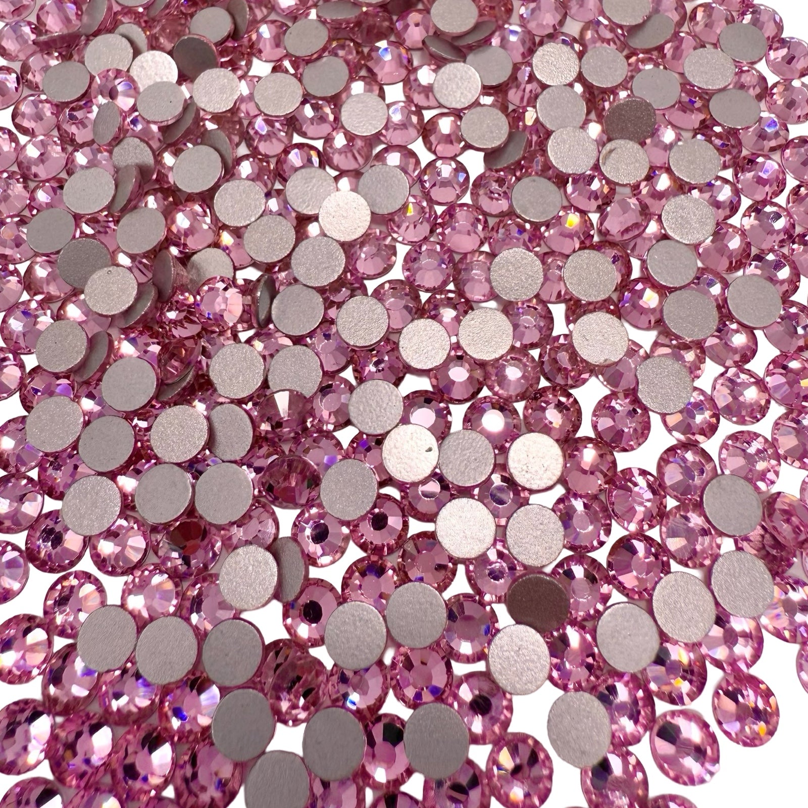 Light Pink Non-Hotfix Glass Rhinestones