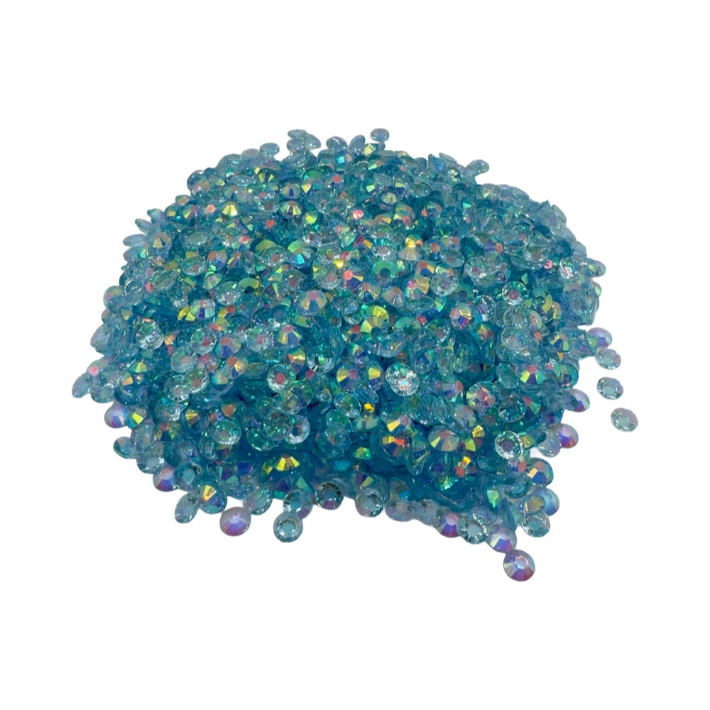 Light Sapphire AB Transparent Resin Rhinestones