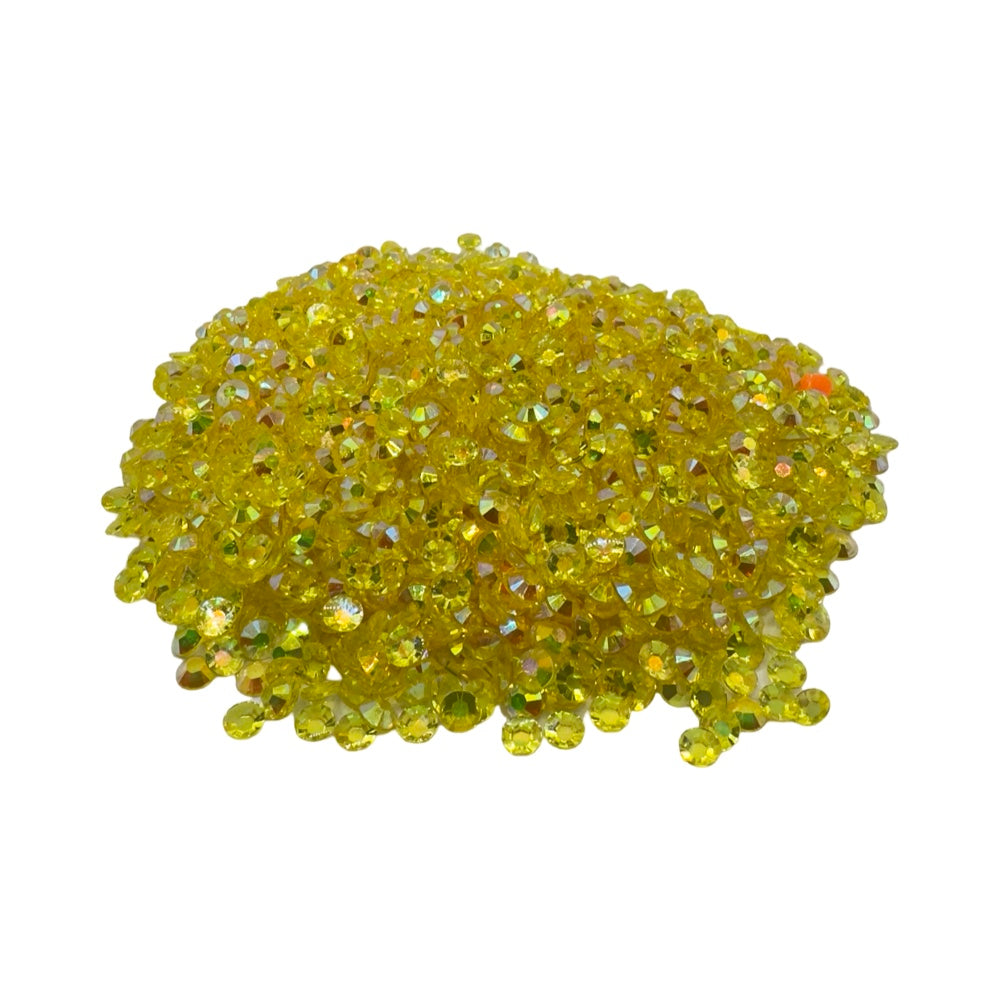 Citrine AB Transparent Resin Rhinestones