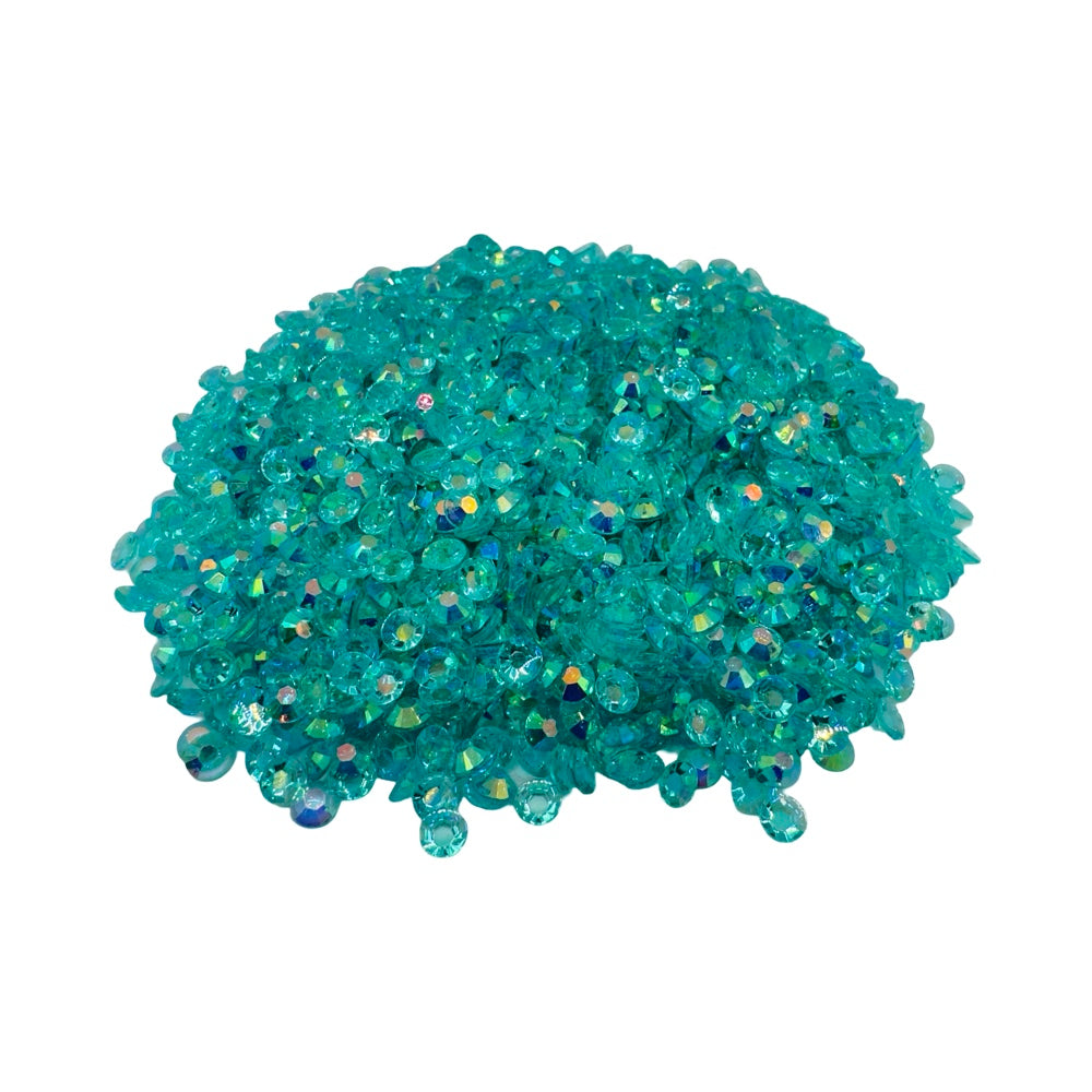 Aquamarine AB Transparent Resin Rhinestones
