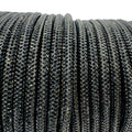 Jet Black Corded Rhinestone Rope
