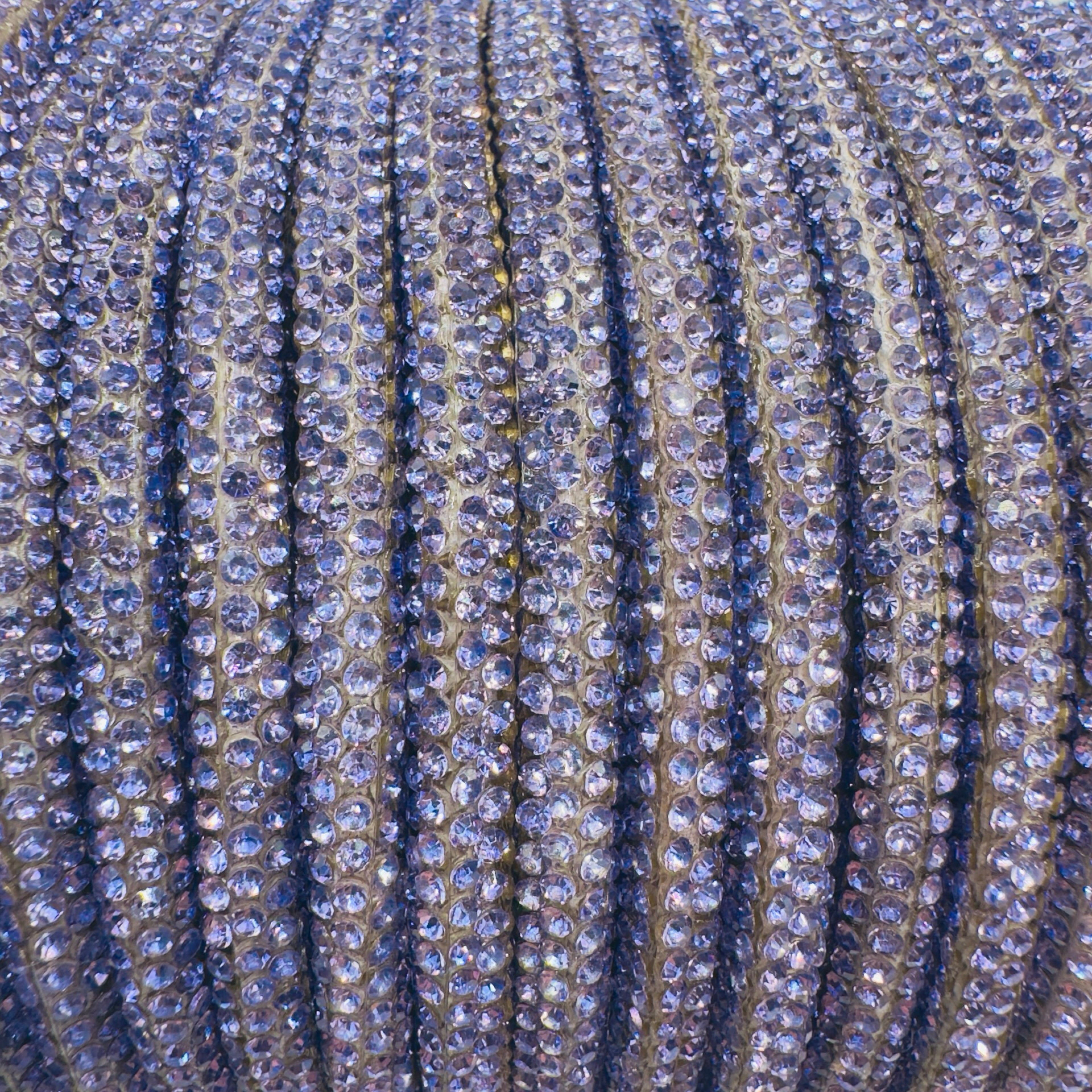 Lavender Corded Rhinestone Rope
