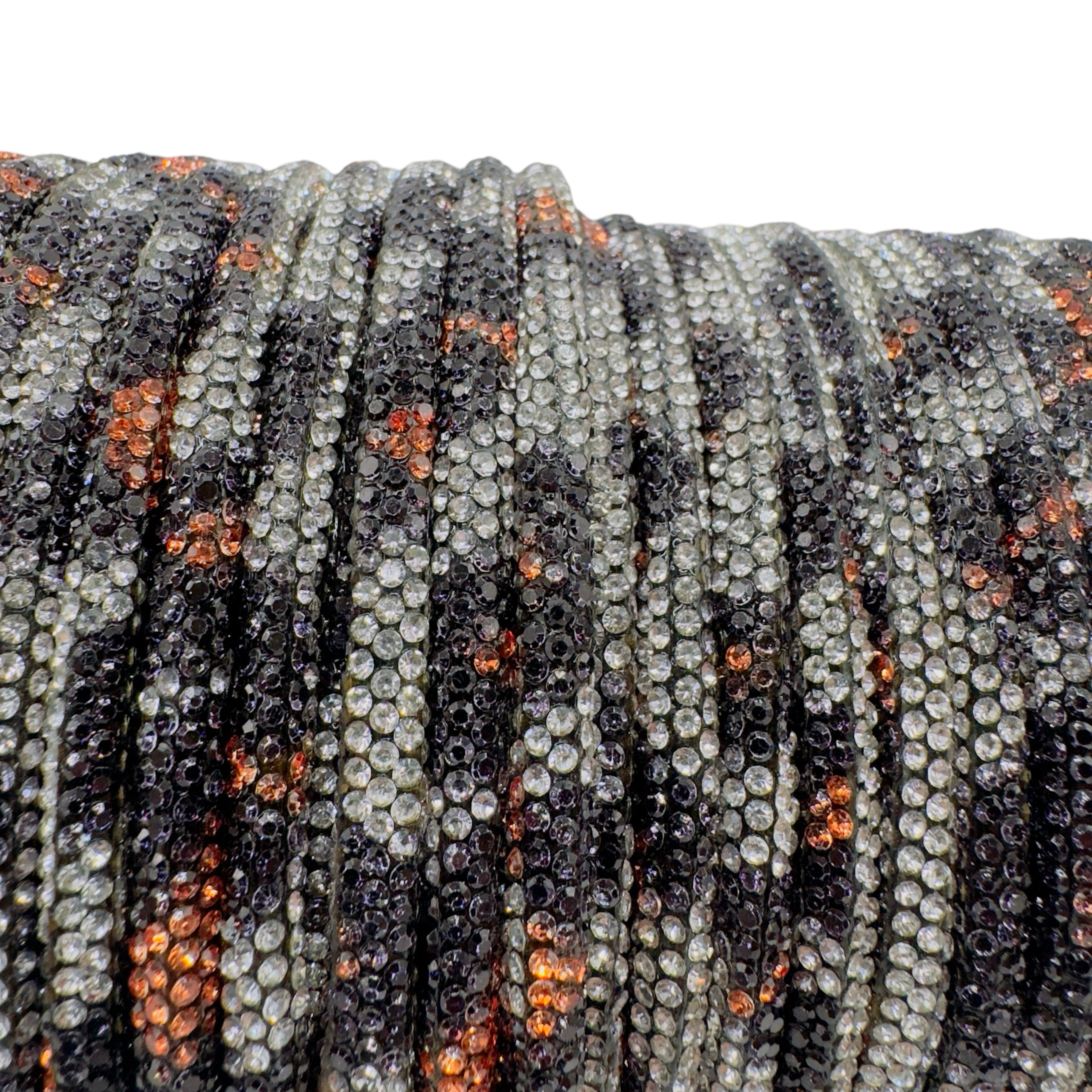 Animal Print Corded Rhinestone Rope