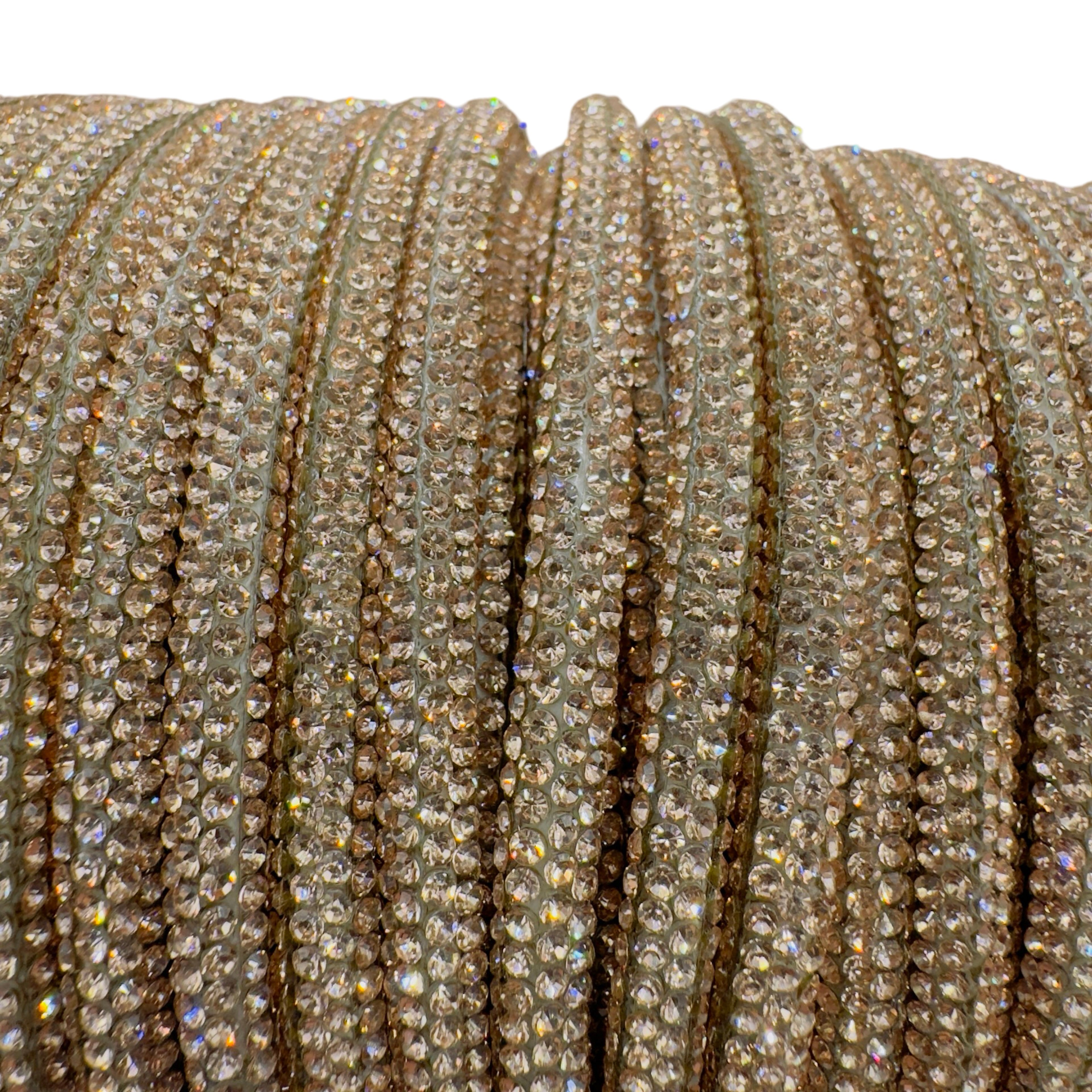 Stoned Crazy Champagne Rhinestone Rope, Cut to order, fashion and moreÉ