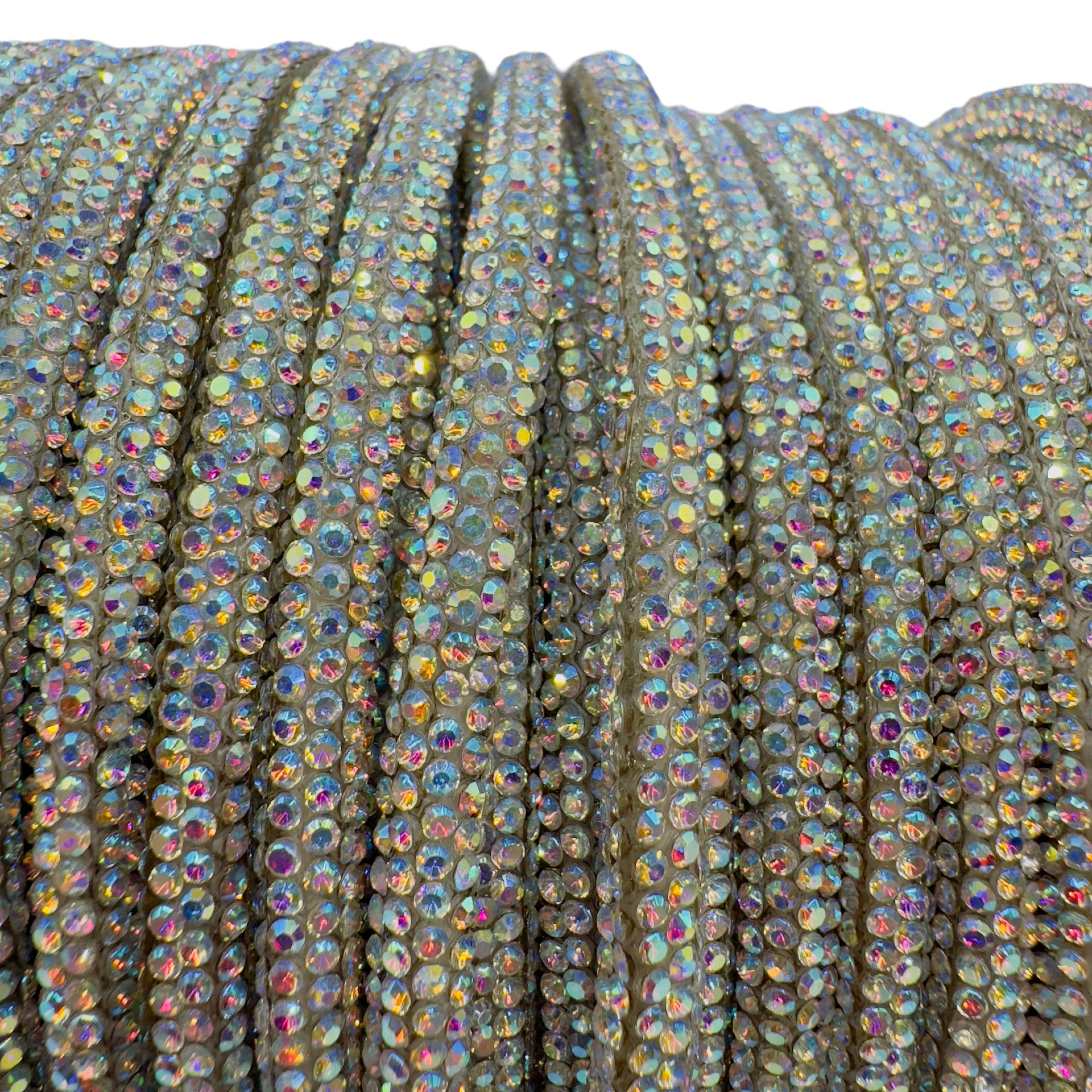 Crystals Rope Stoned Crazy Crystal Rhinestone Rope, Cut to order, Bundles and Rolls.