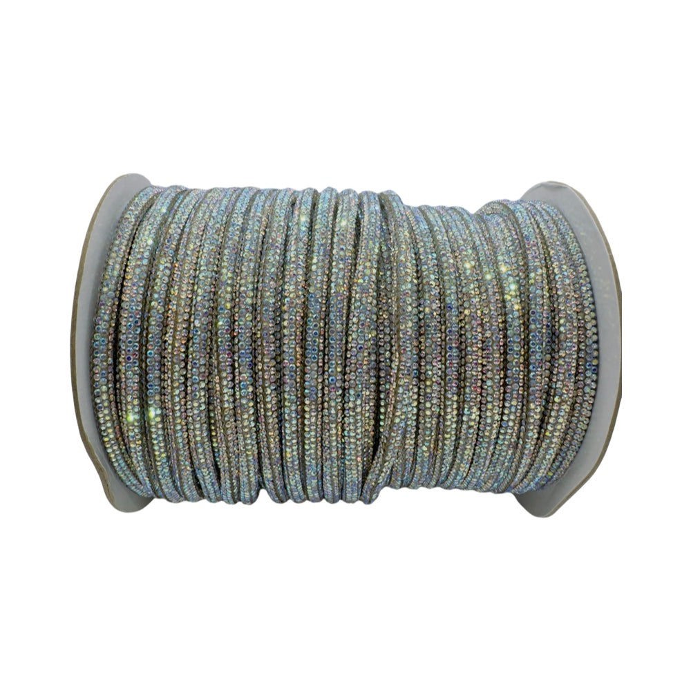 Crystal AB Corded Rhinestone Rope