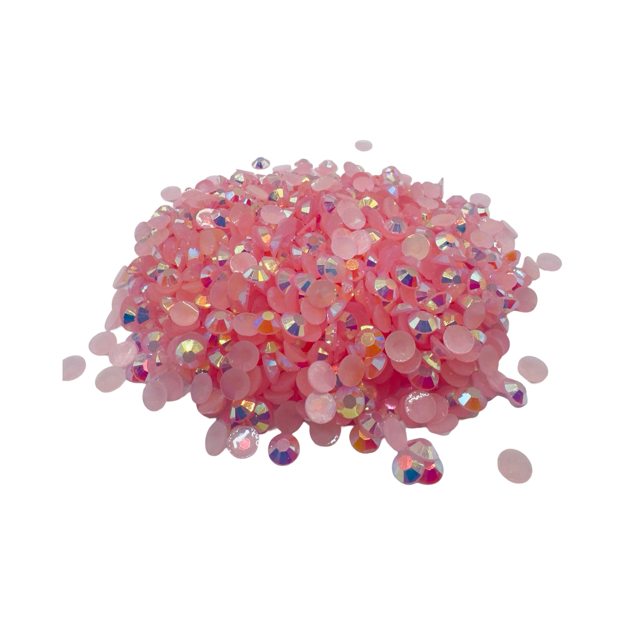 Pink AB Resin Rhinestones