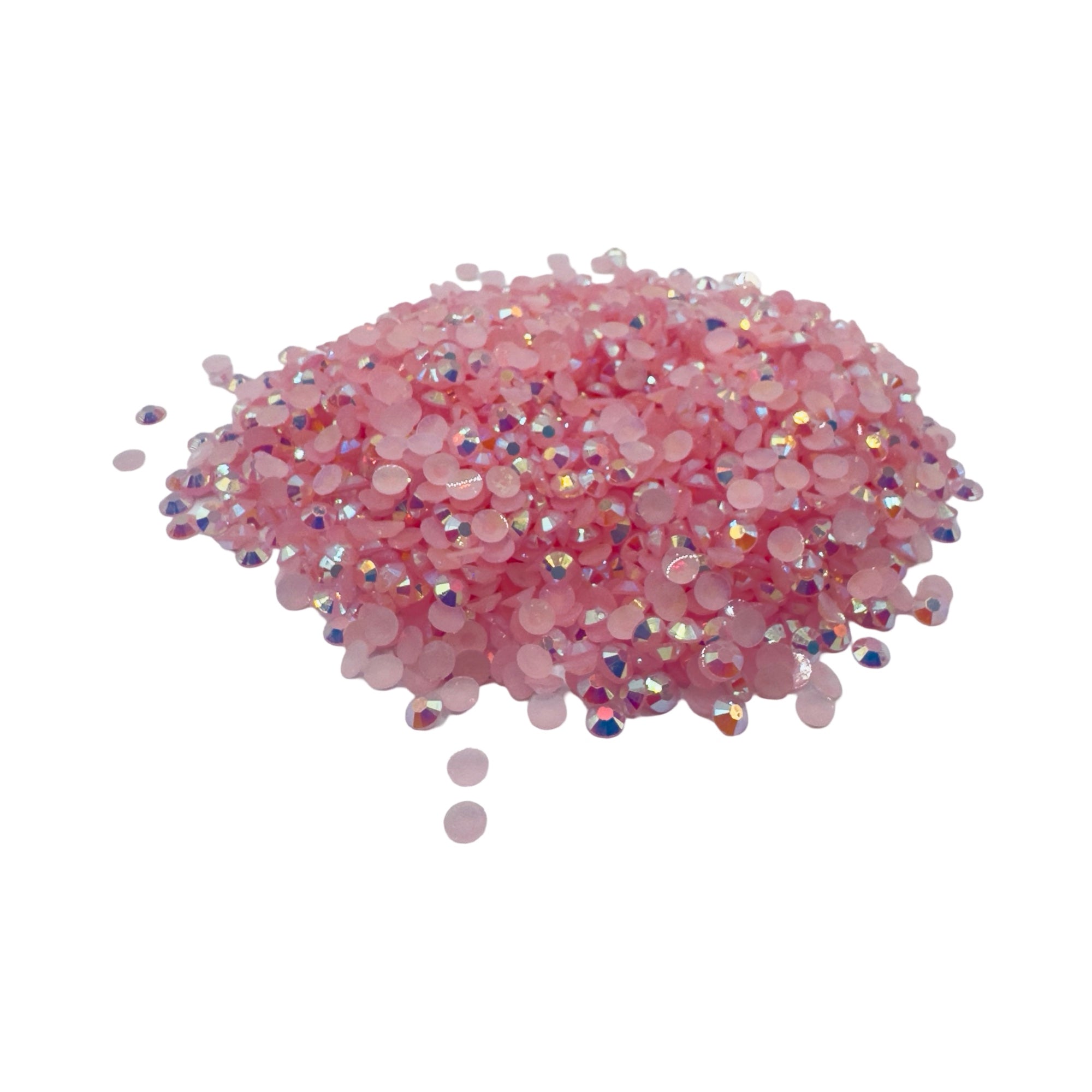Pink AB Resin Rhinestones
