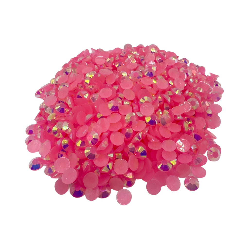 Light Rose AB Resin Rhinestones