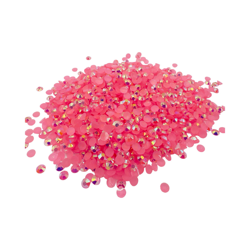 Light Rose AB Resin Rhinestones