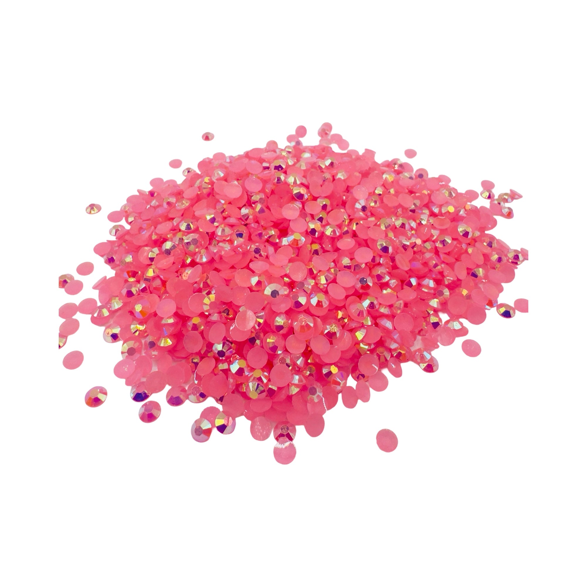Light Rose AB Resin Rhinestones