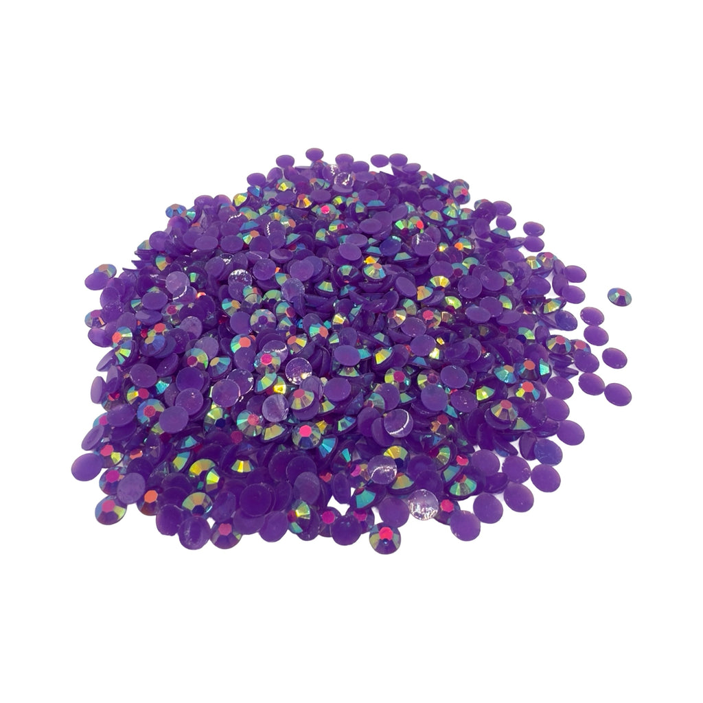 Dark Amethyst AB Resin Rhinestones