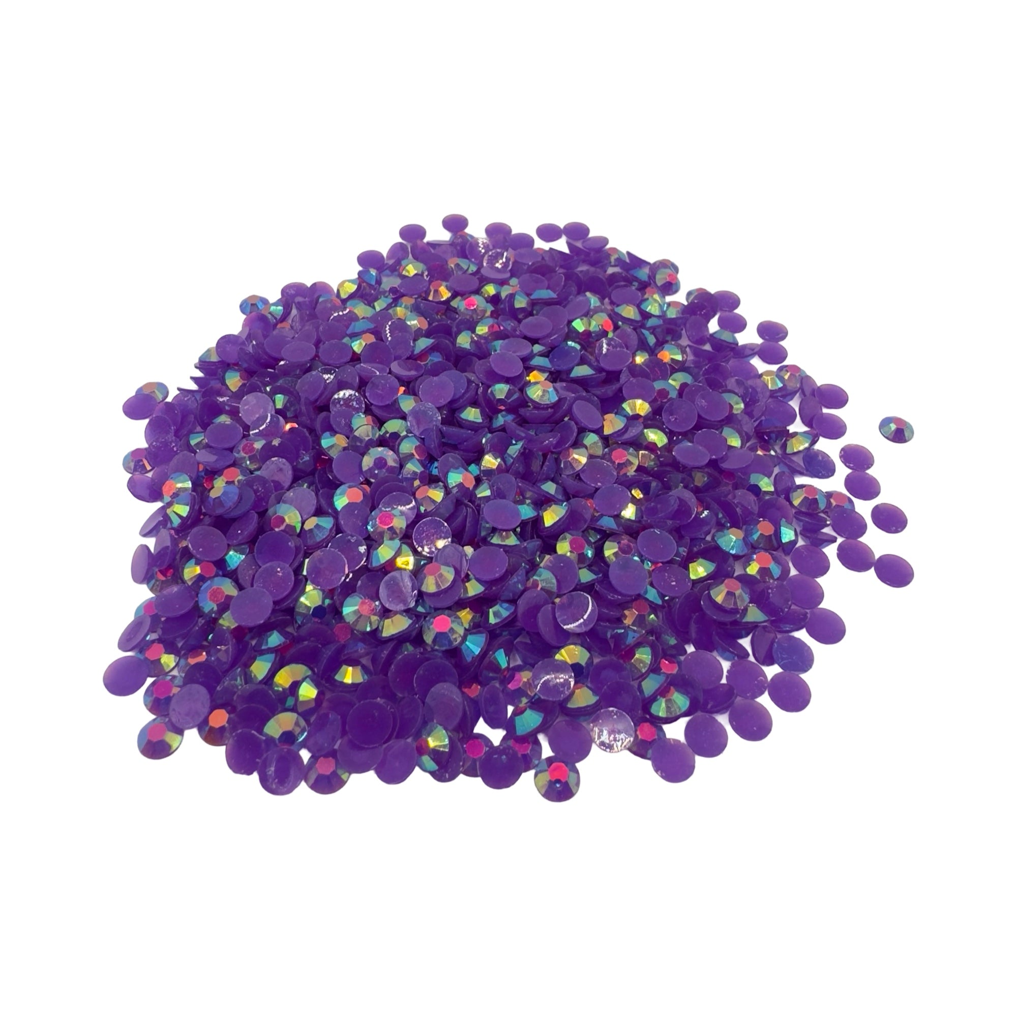 Dark Amethyst AB Resin Rhinestones