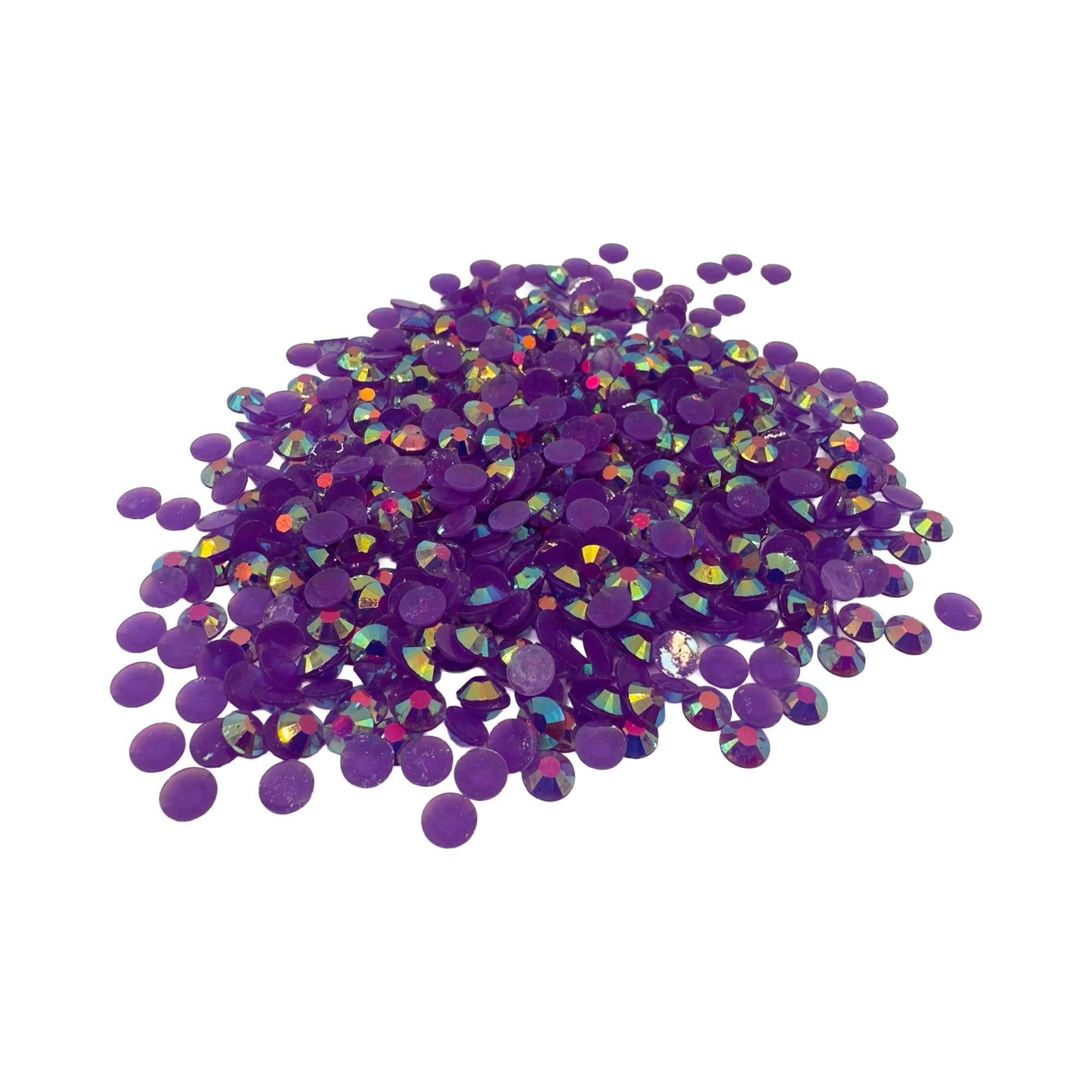 Dark Amethyst AB Resin Rhinestones
