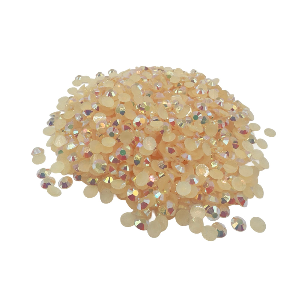 Champagne AB Resin Rhinestones