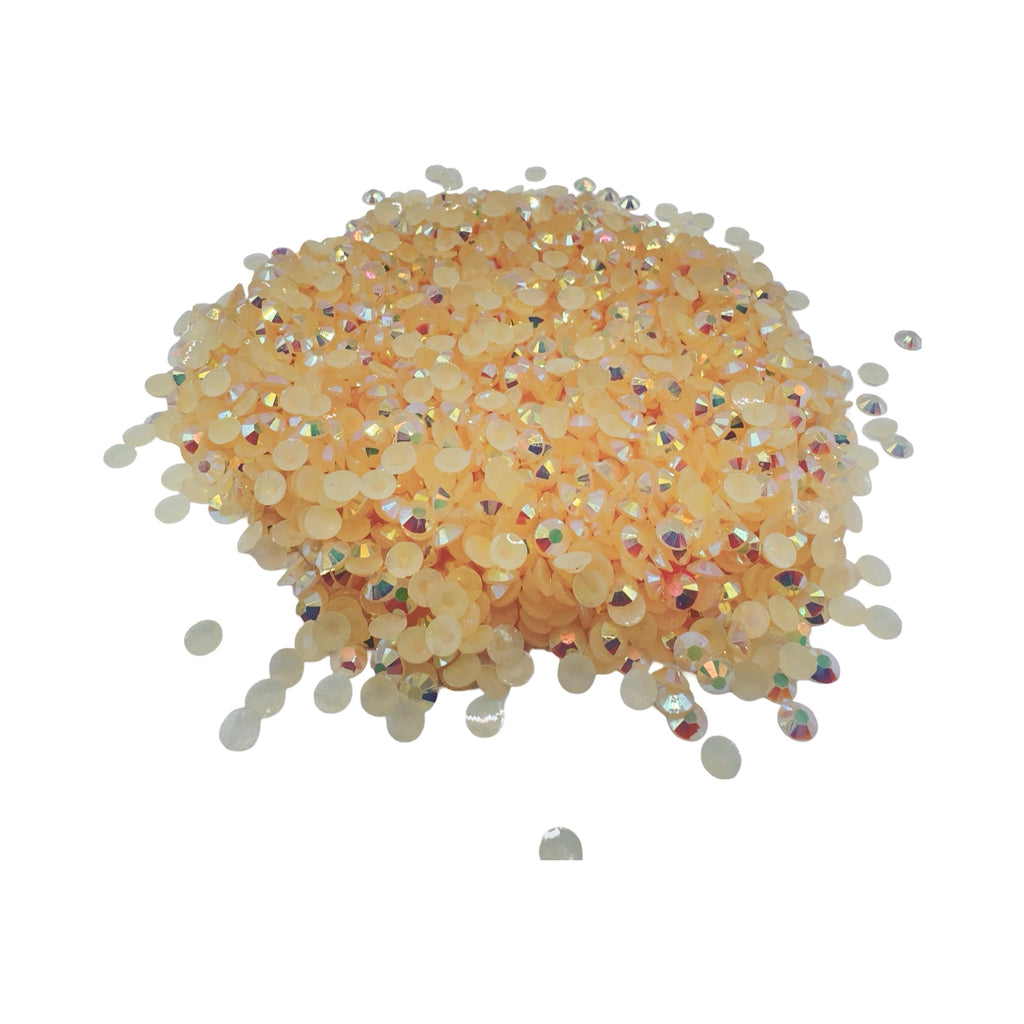 Champagne AB Resin Rhinestones