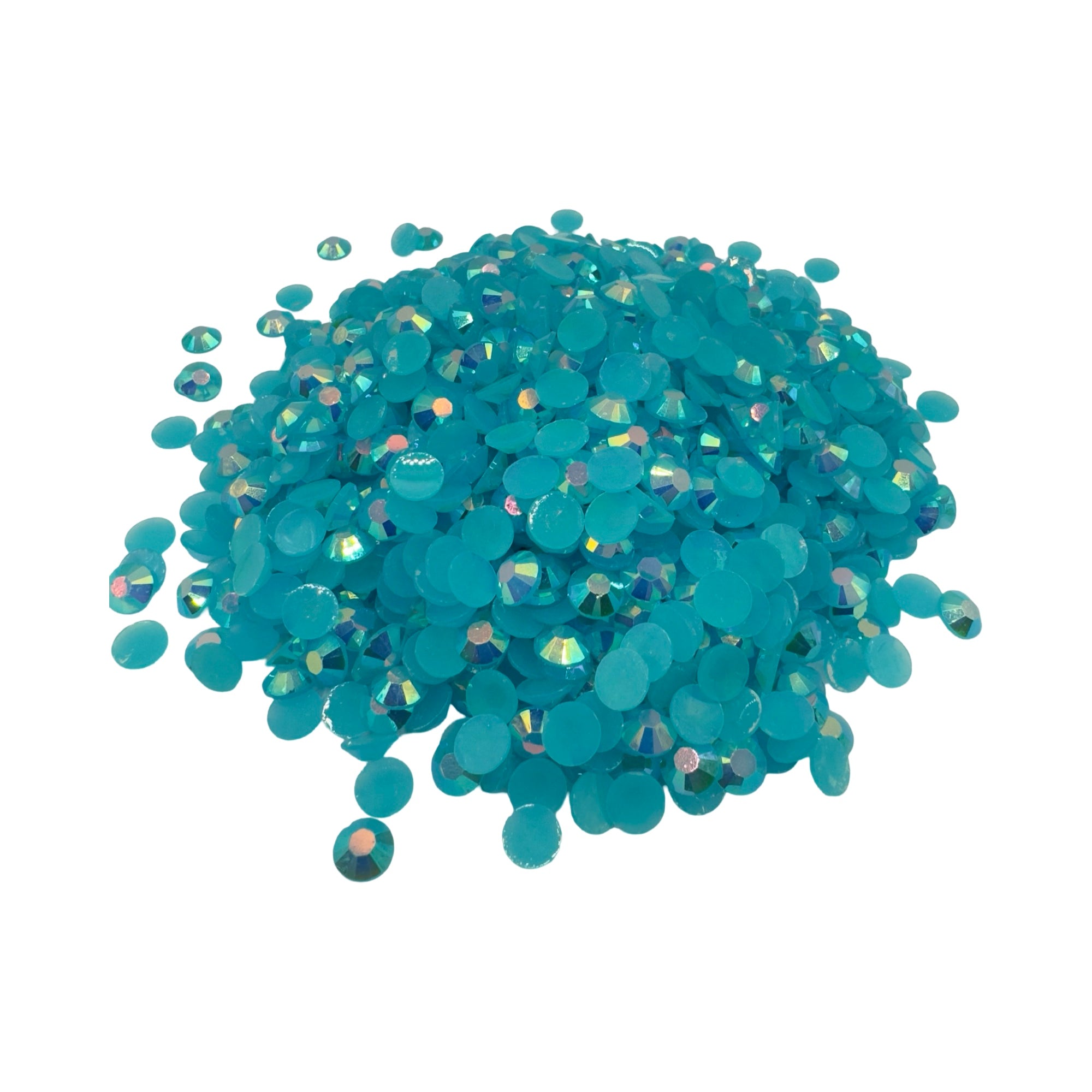 Capri Blue AB Resin Rhinestones