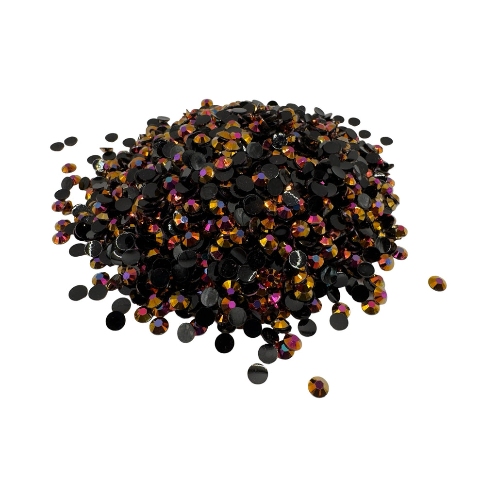 Rose Gold AB Resin Rhinestones