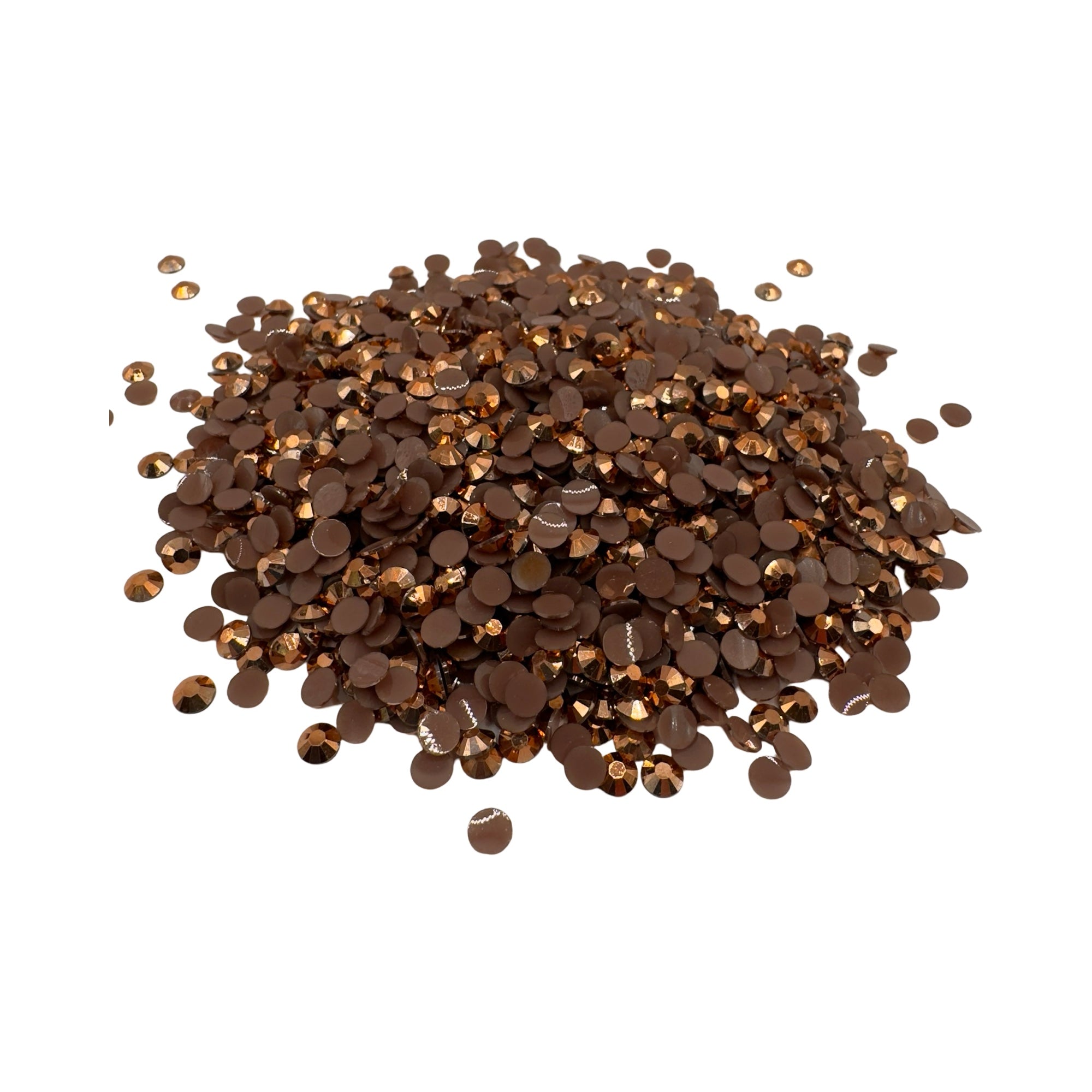 Rose Gold Resin Rhinestones