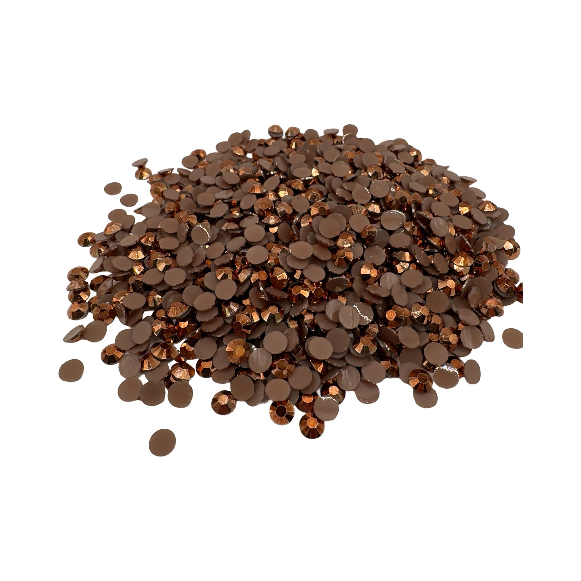 Rose Gold Resin Rhinestones