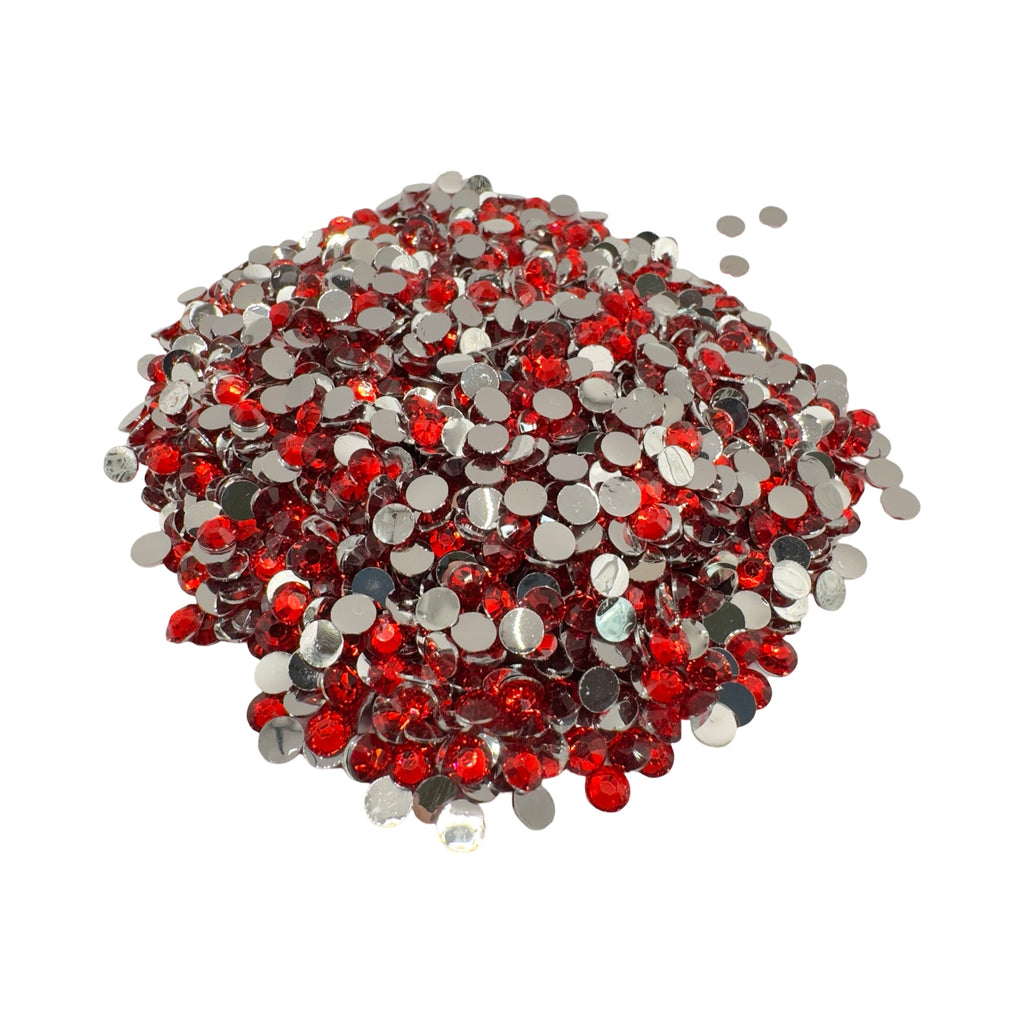 Siam Resin Silver Back Rhinestones